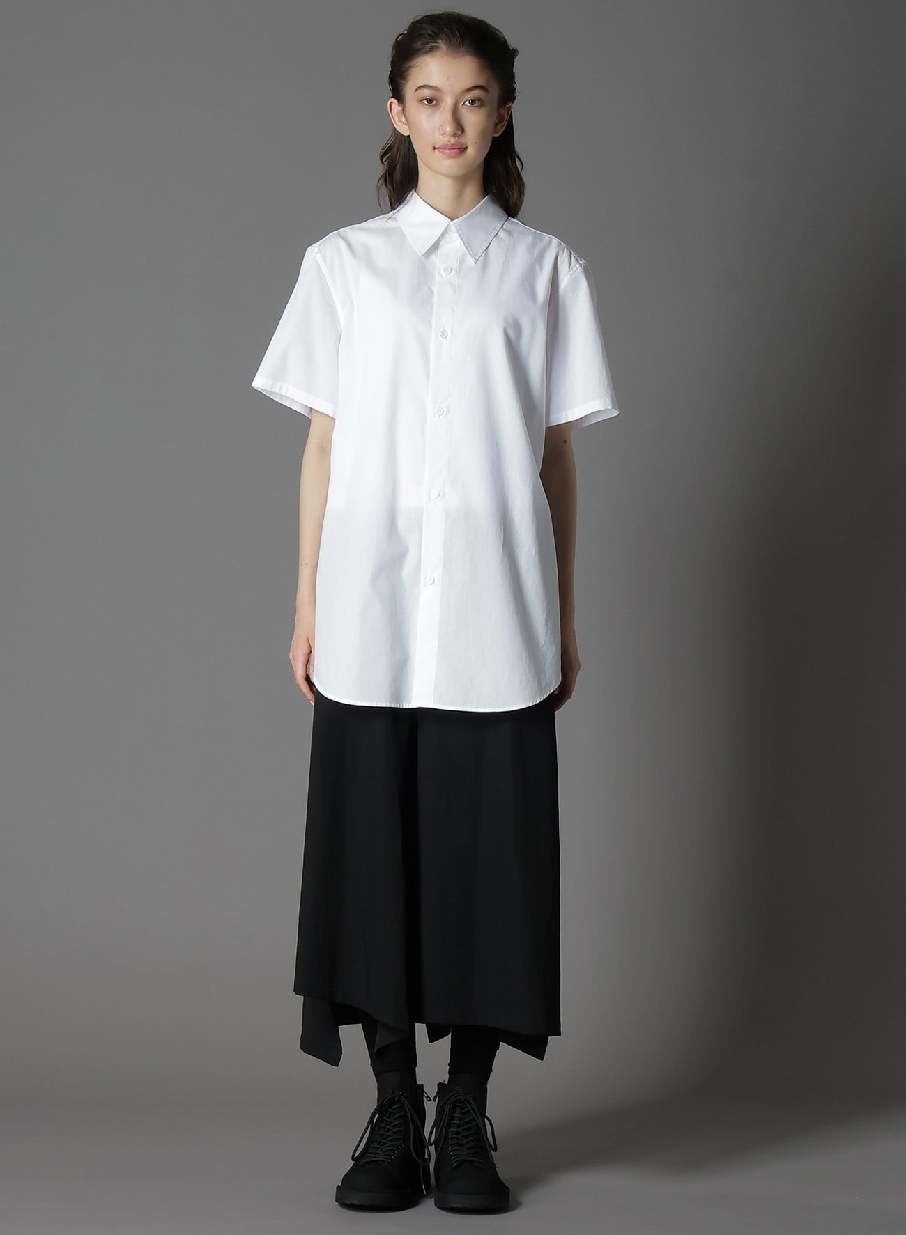 COTTON BROAD SHORT-SLEEVED SHIRT