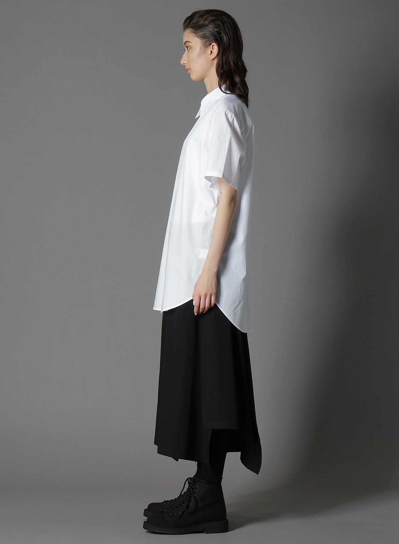 COTTON BROAD SHORT-SLEEVED SHIRT
