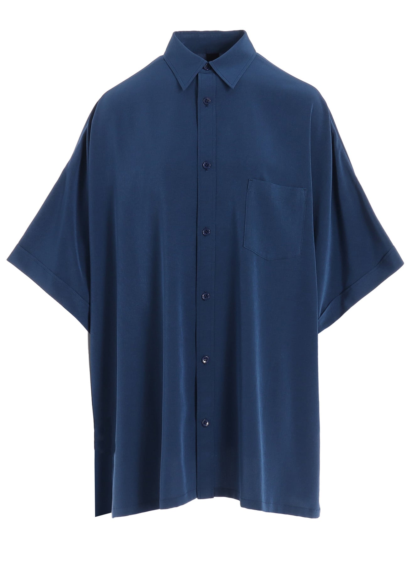 【直営店舗限定カラー】CREPE DE CHINE FRONT DOLMAN BIG SHIRT SHORT SLEEVES