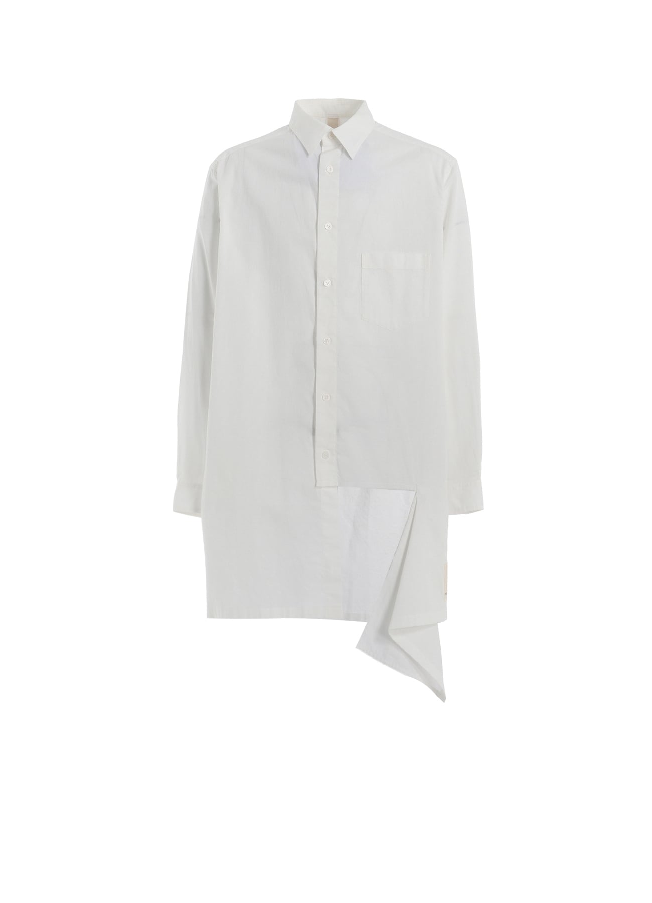 LIGHT COTTON TWILLL WASH ONC LEFT FRONT CUT-OUT SHIRT