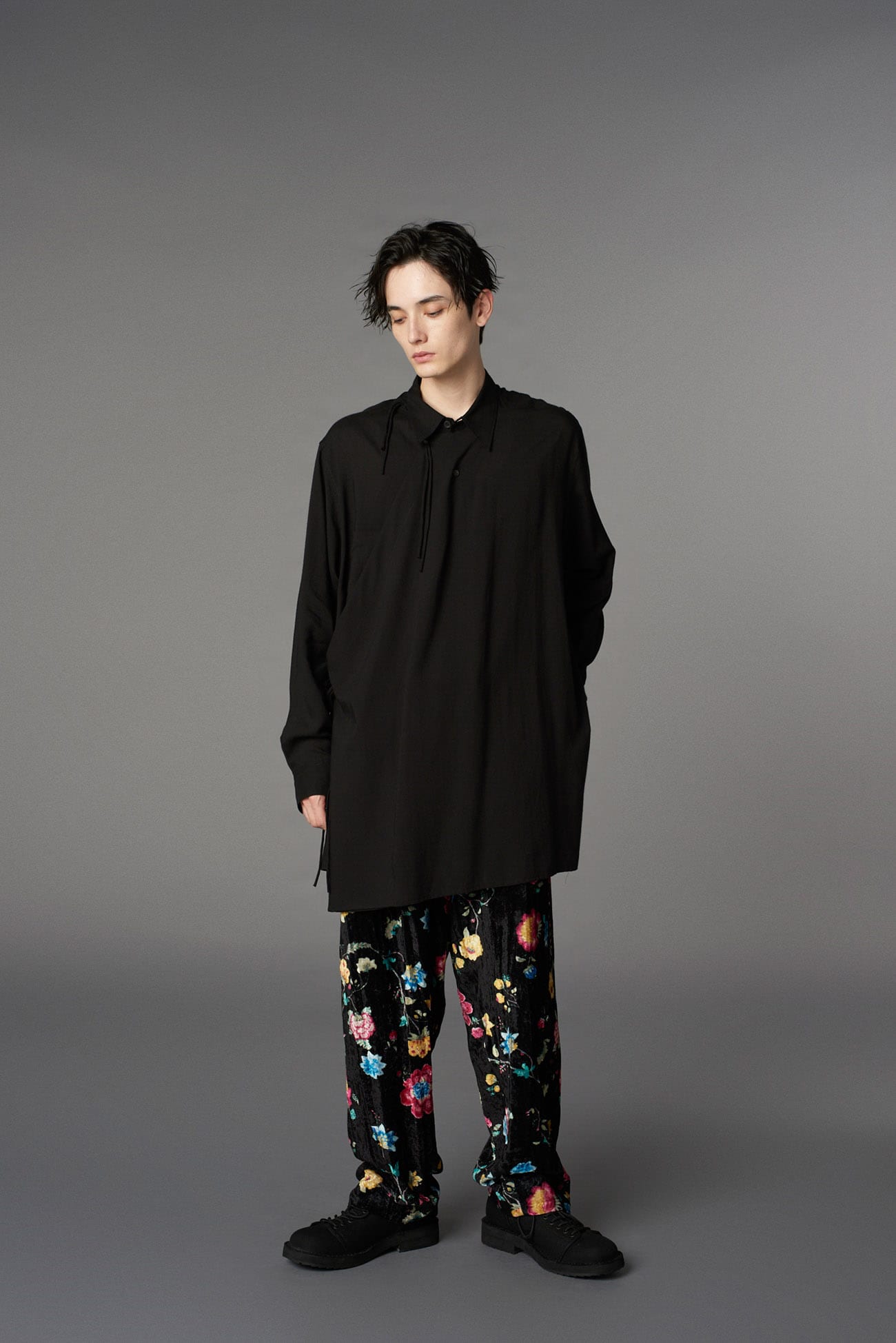 CELLULOSE LAWN CHEONGSAM  SHIRT