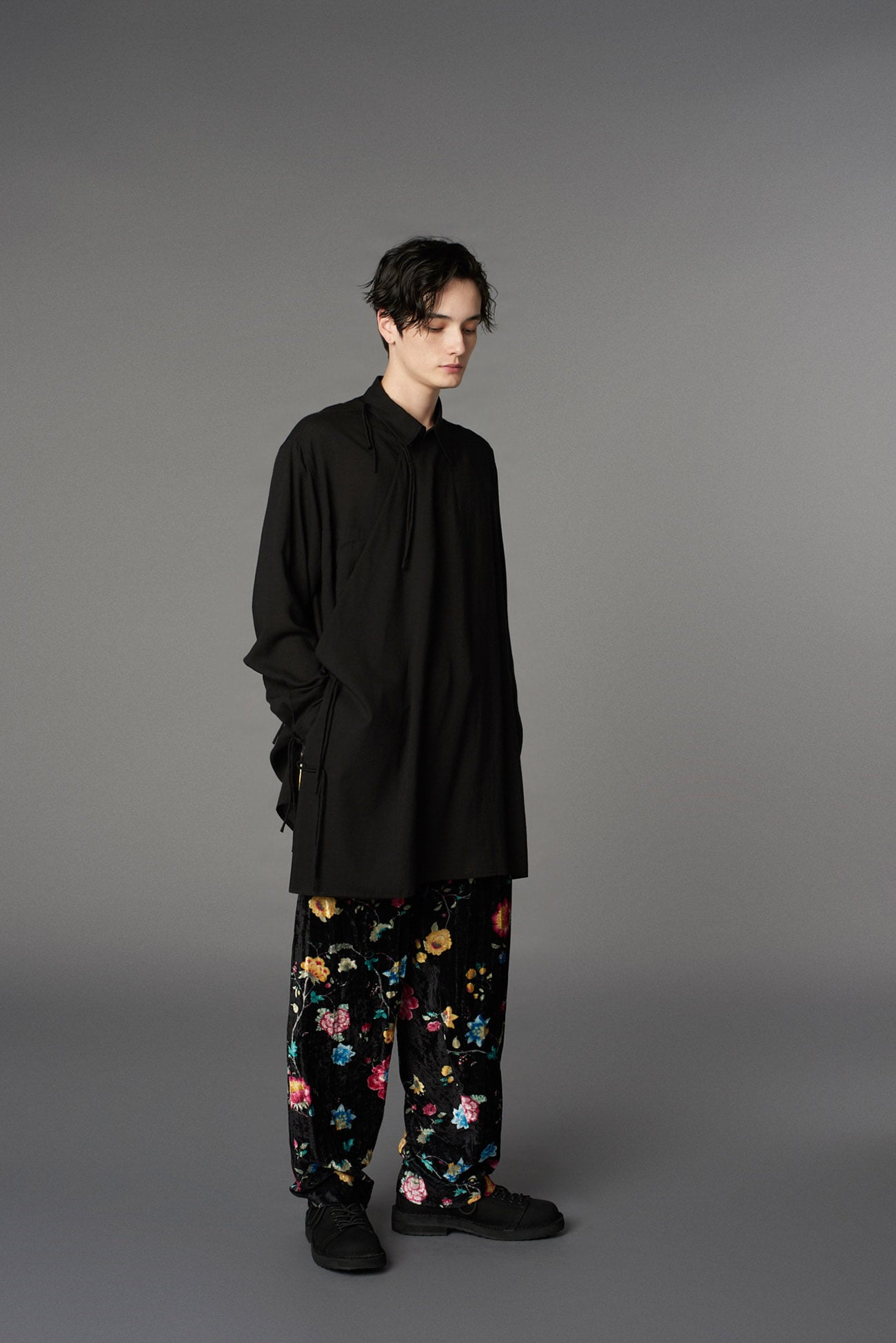 CELLULOSE LAWN CHEONGSAM  SHIRT
