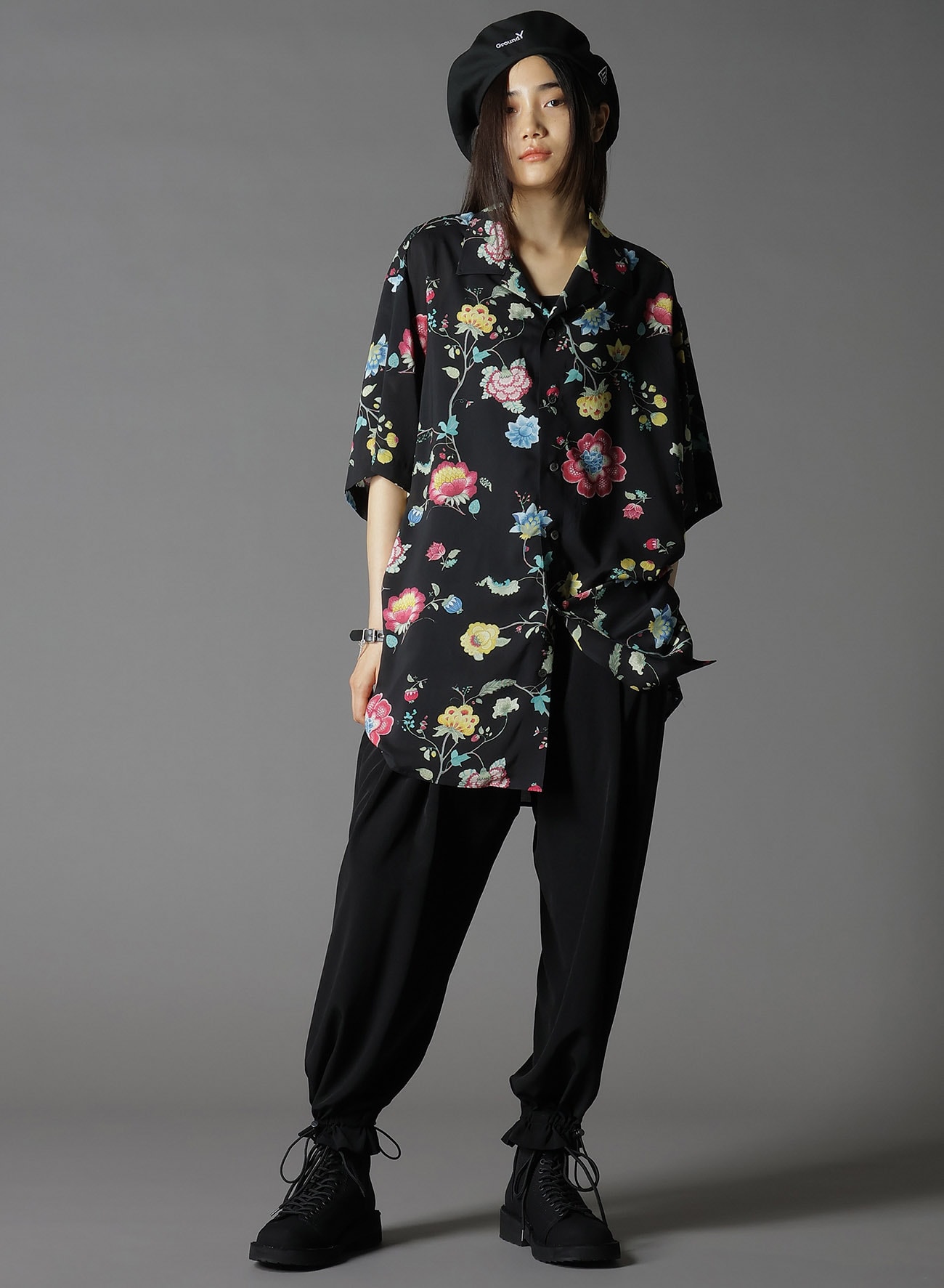 【1/17 10:00 Release】RAYON PRINT CHINESE FLOWER ALOHA SHIRT