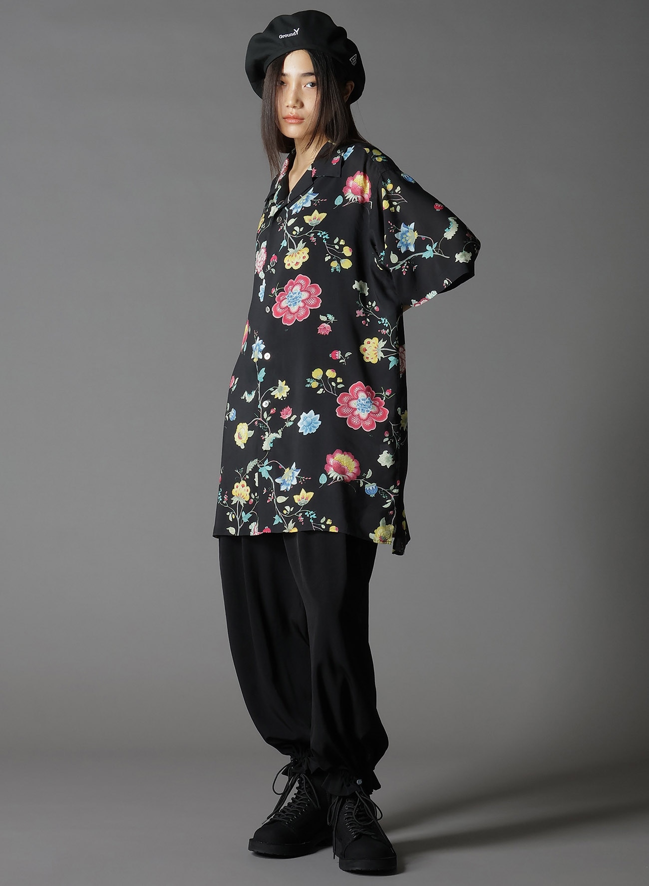 【1/17 10:00 Release】RAYON PRINT CHINESE FLOWER ALOHA SHIRT