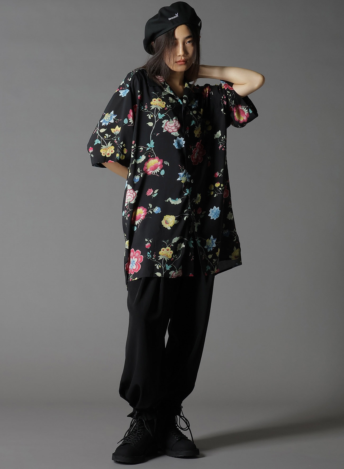 【1/17 10:00 Release】RAYON PRINT CHINESE FLOWER ALOHA SHIRT