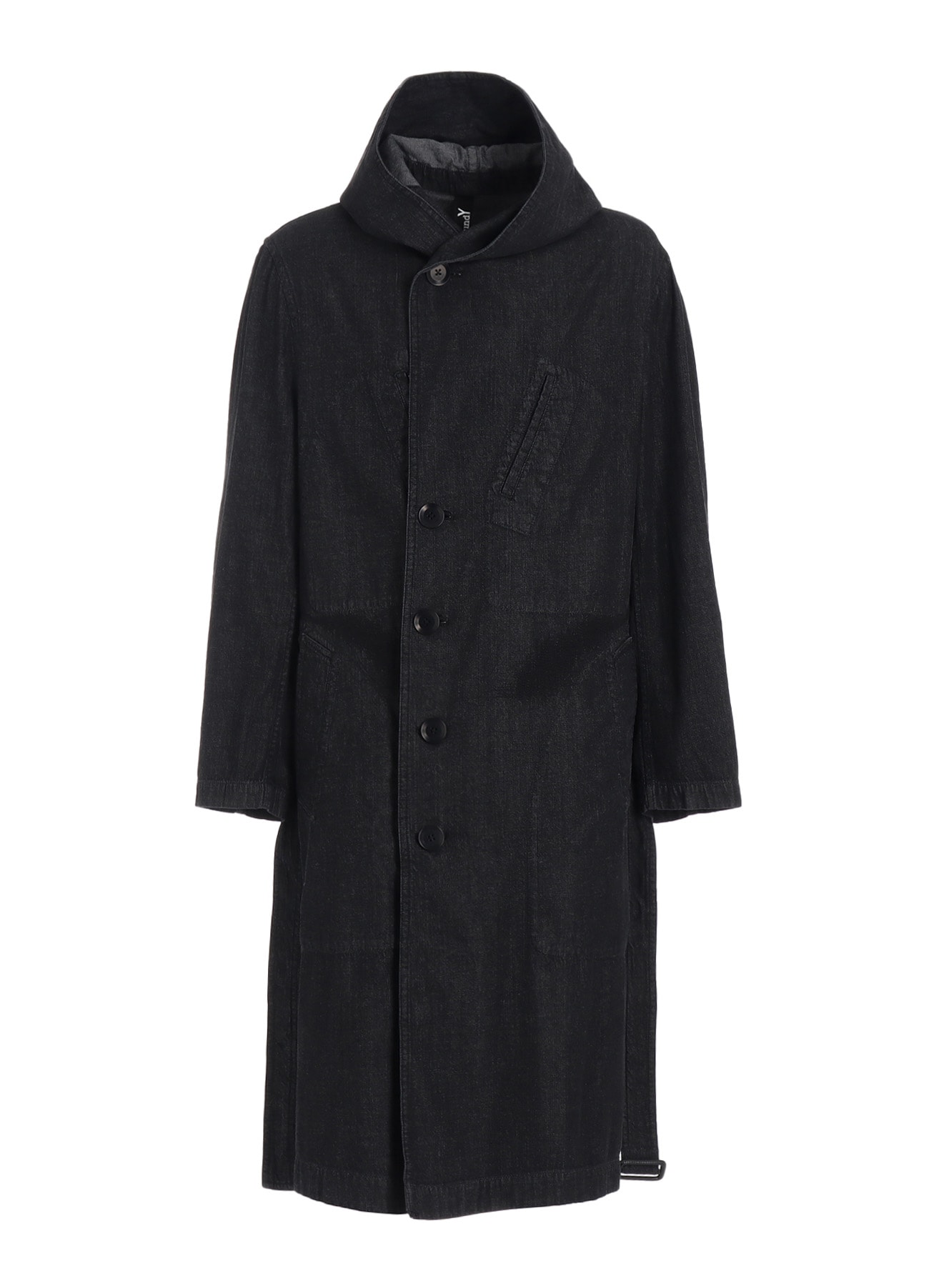 8OZ DENIM + DUNGAREE HOODED COATS WITH POCKETS