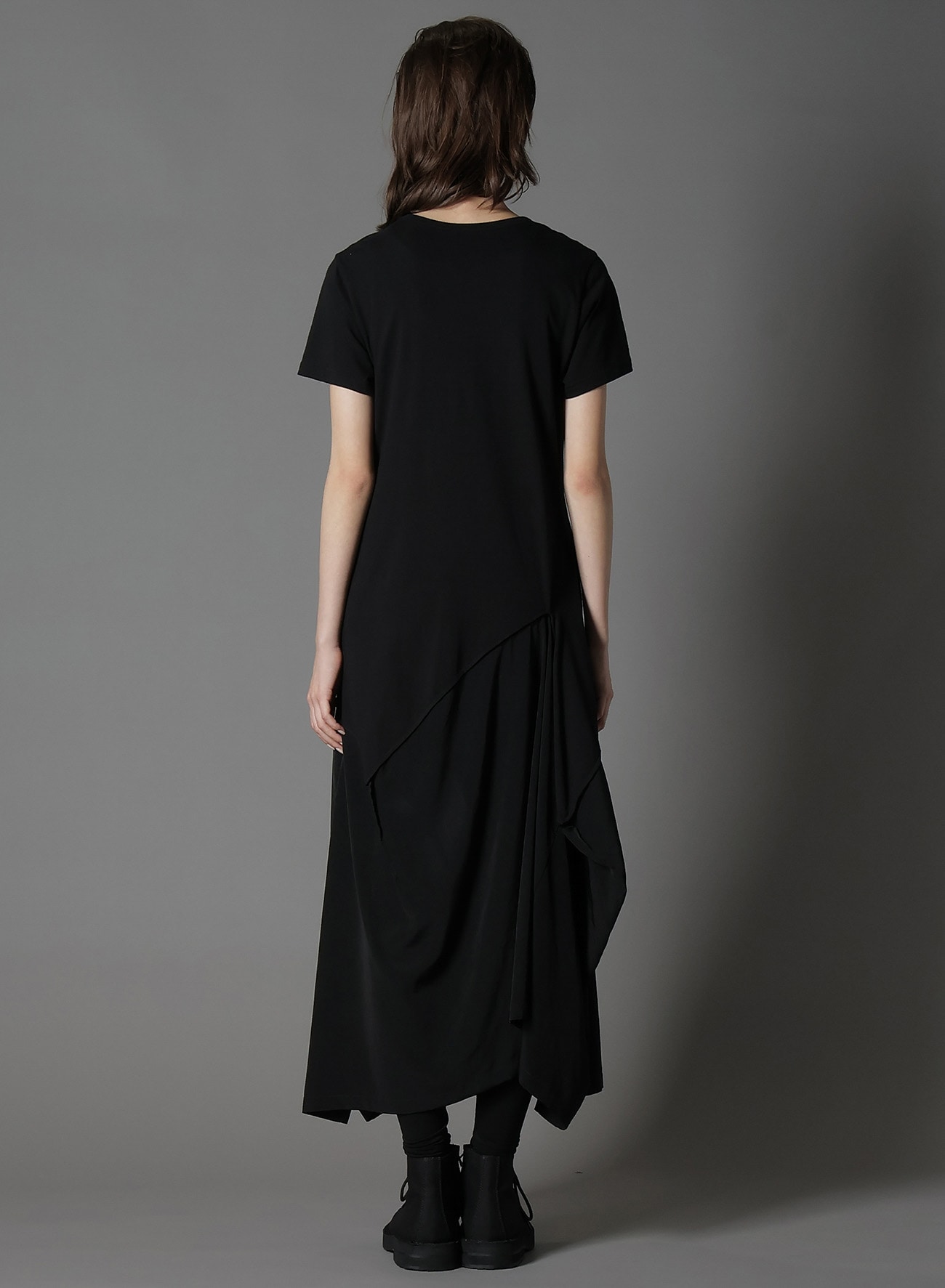 ULTIMA JERSEY + CREPE DE CHINE SQUARE T-DRESSES