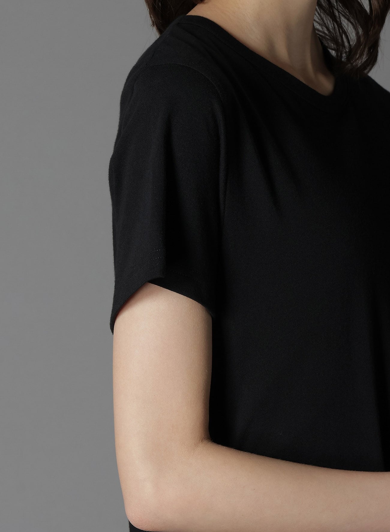 ULTIMA JERSEY + CREPE DE CHINE SQUARE T-DRESSES