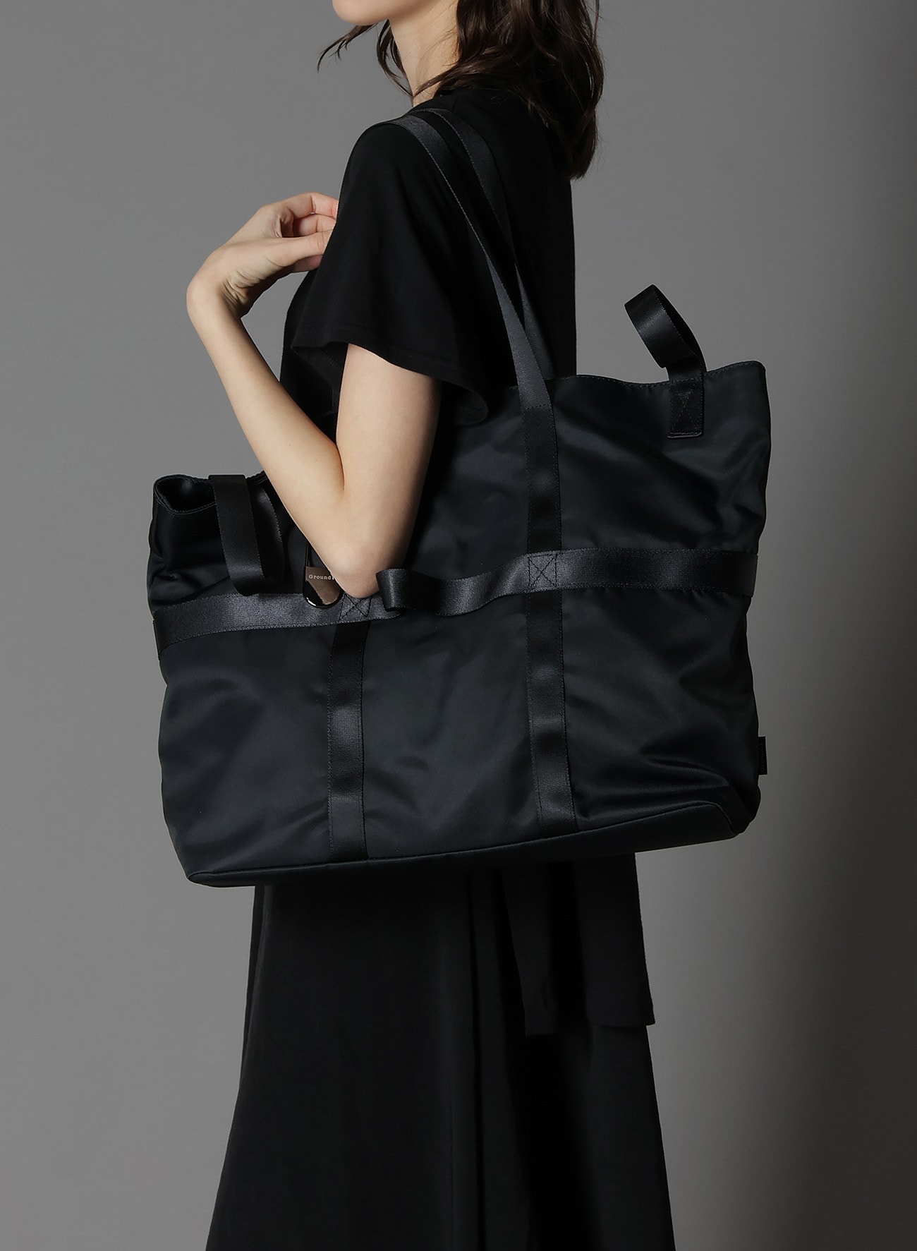 FULLDULL NYLON 3WAY TOTE BAG