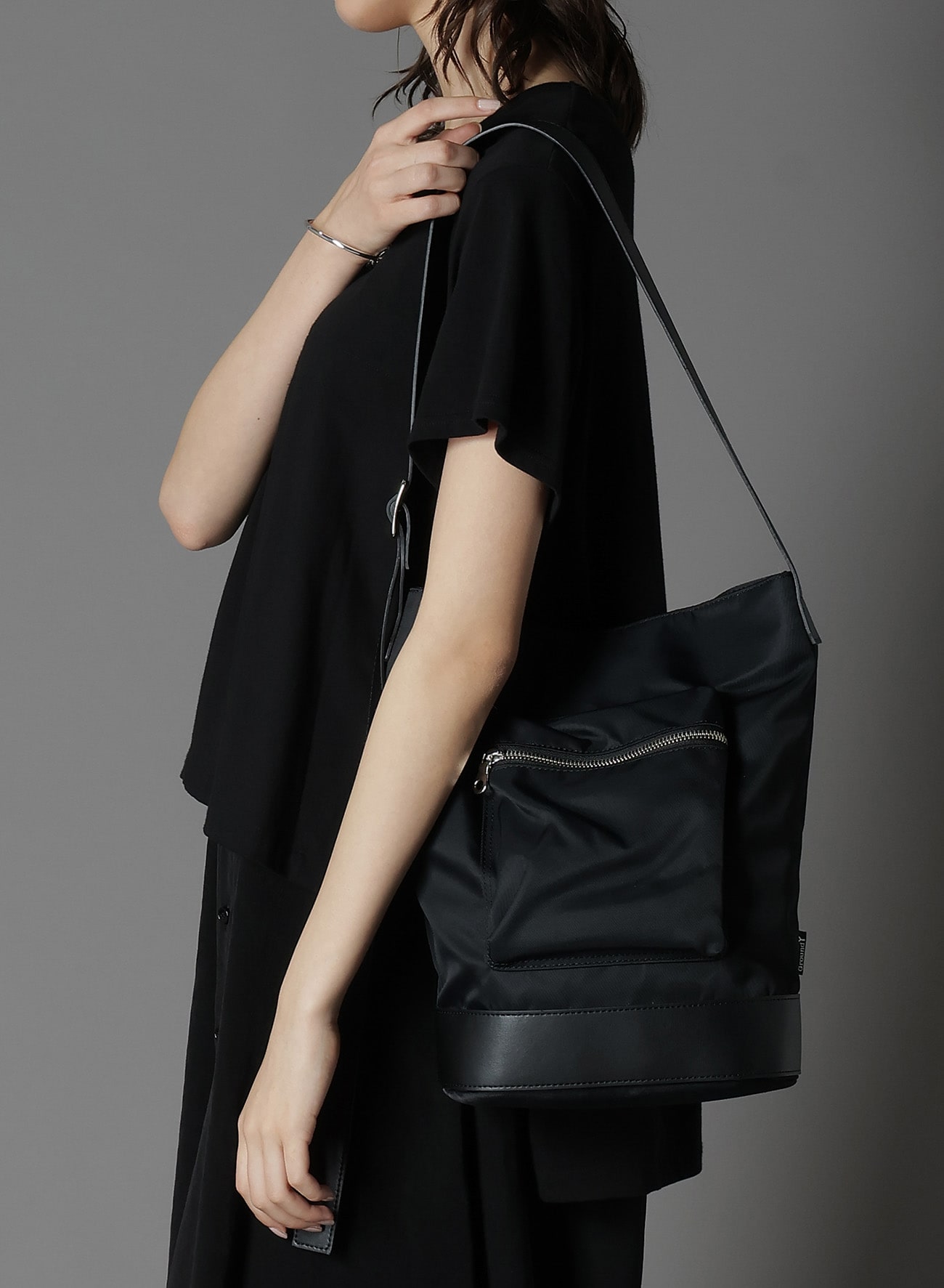 FULLDULL NYLON 2WAY SHOULDER BAG