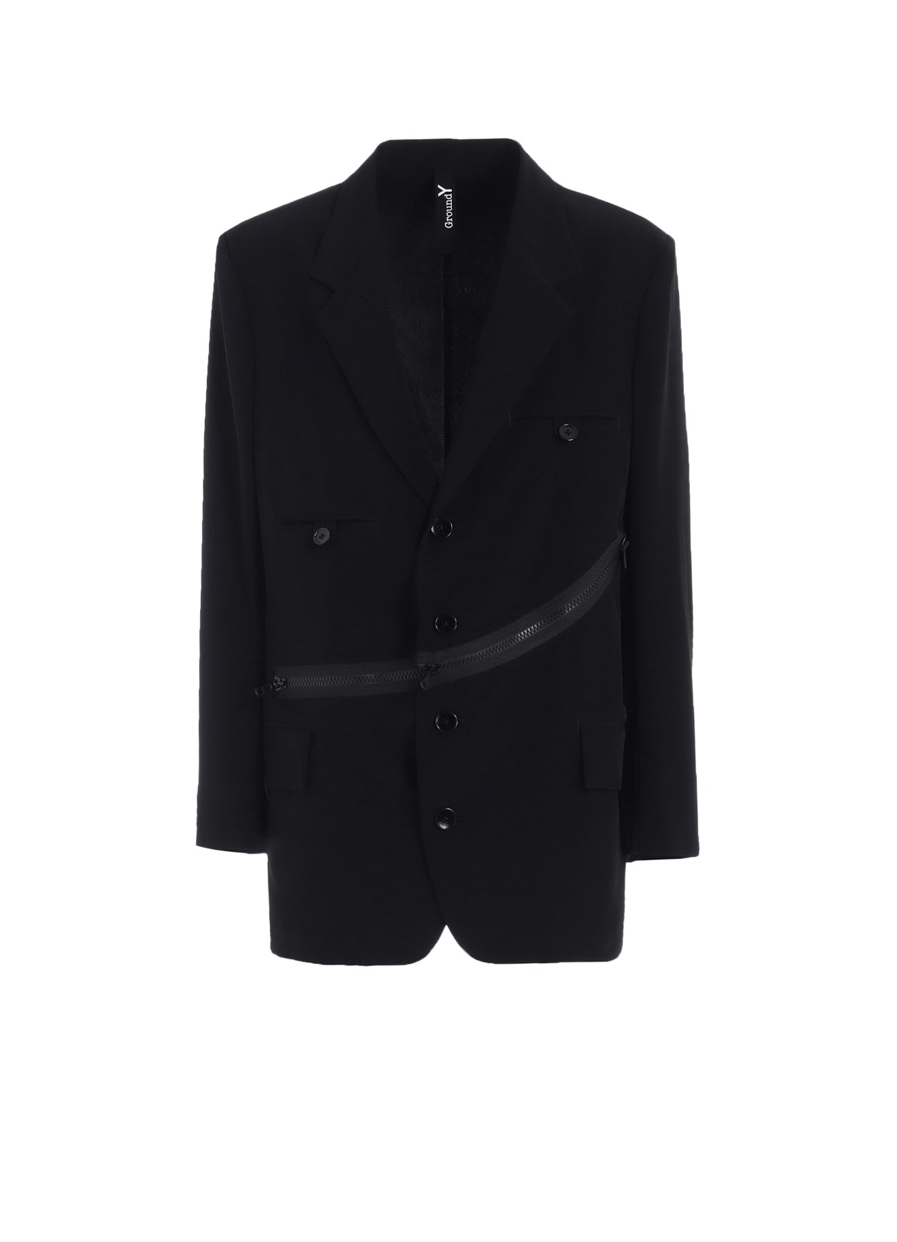 CREPE DE CHINE WEST ZIP JACKET