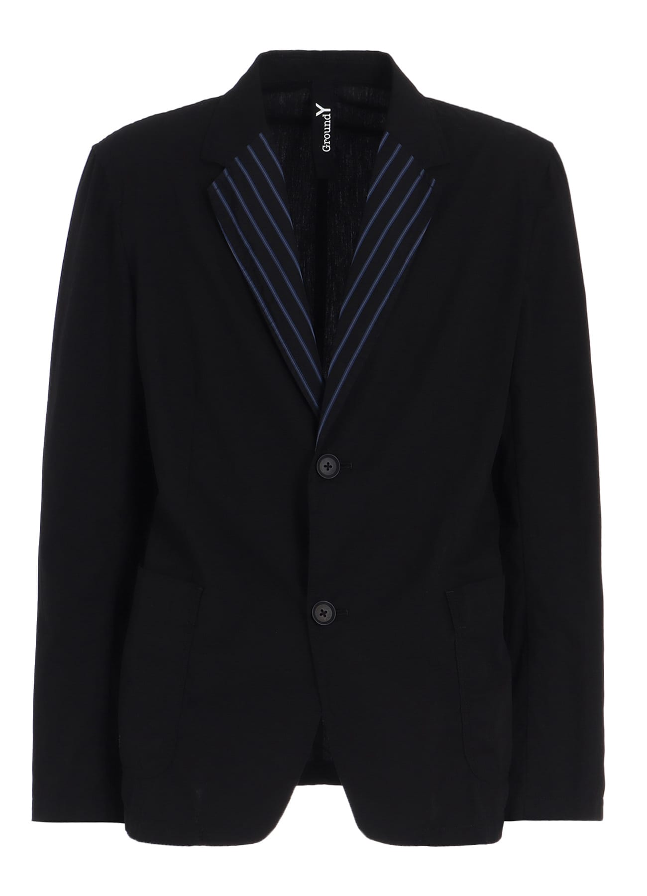 COTTON BROAD + CUPRA STRIPE STRIPE SWITCHING SHORT JACKET