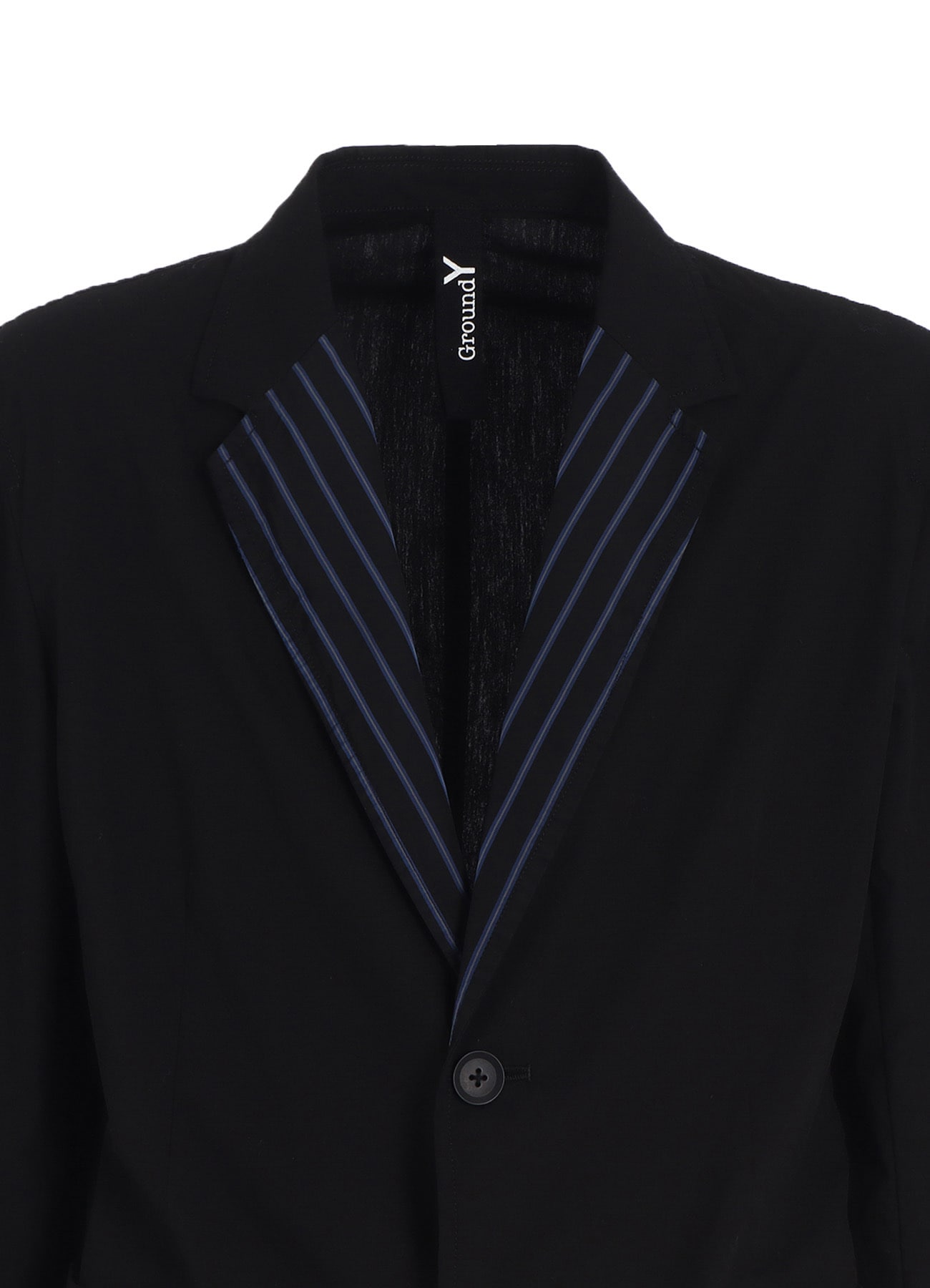 COTTON BROAD + CUPRA STRIPE STRIPE SWITCHING SHORT JACKET