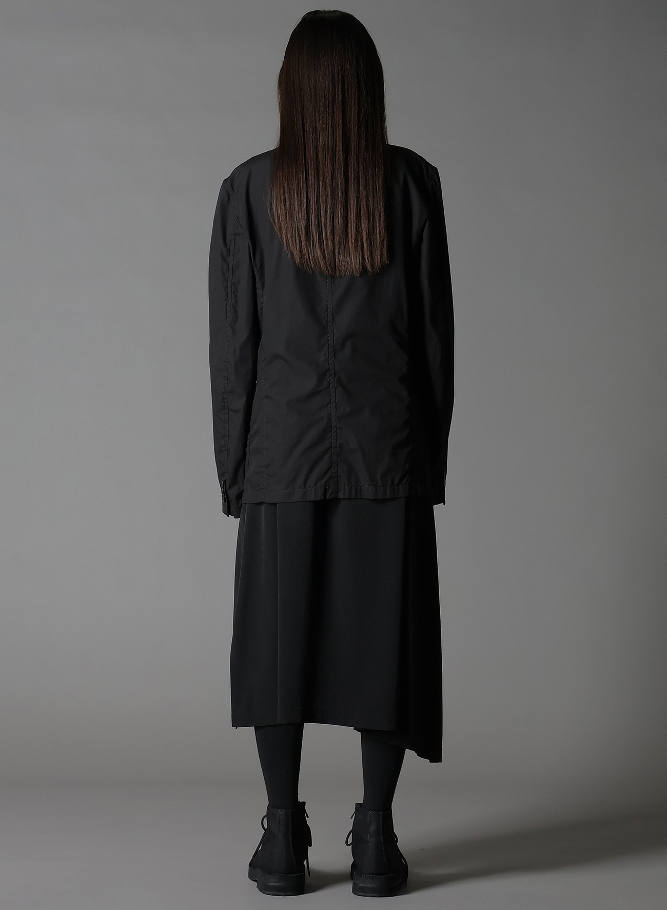 COTTON BROAD + CUPRA STRIPE STRIPE SWITCHING SHORT JACKET