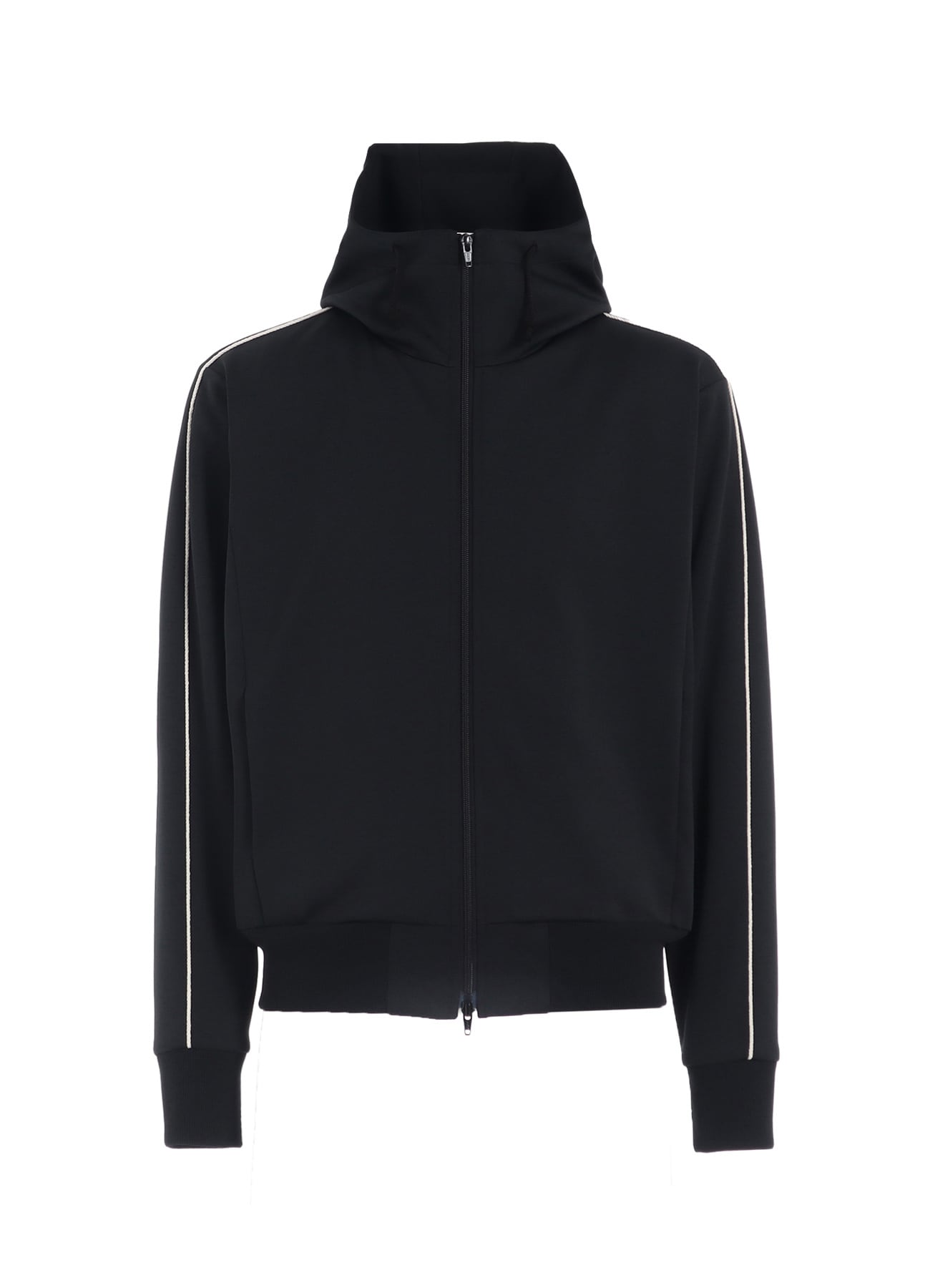 POLYESTER SMOOTH HOODED TRACK JACKET