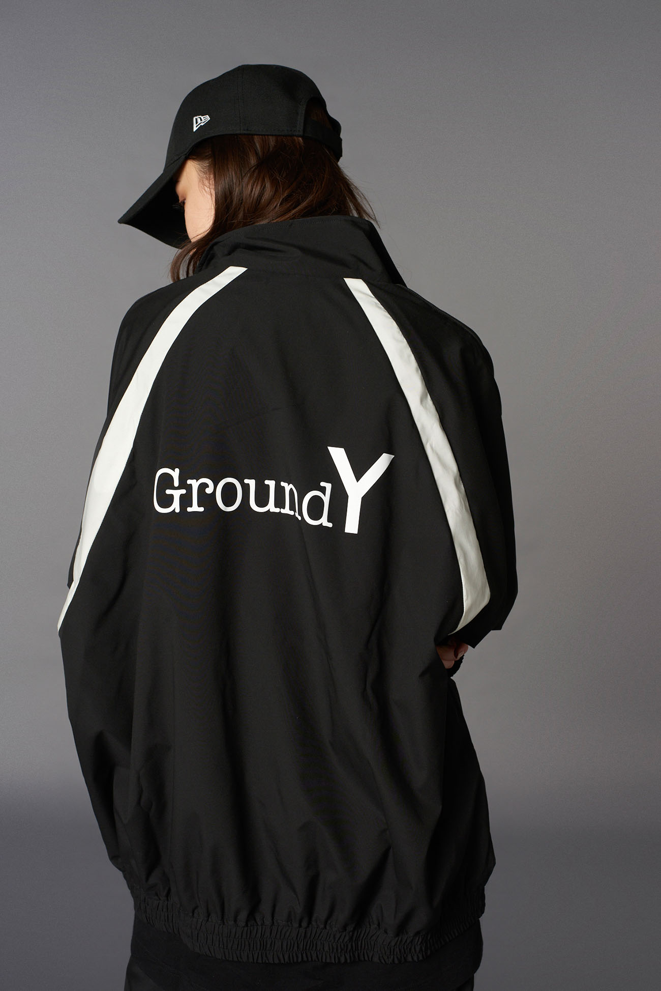 Ground Y×NEWERA(R) POLYESTER TRACK JACKET