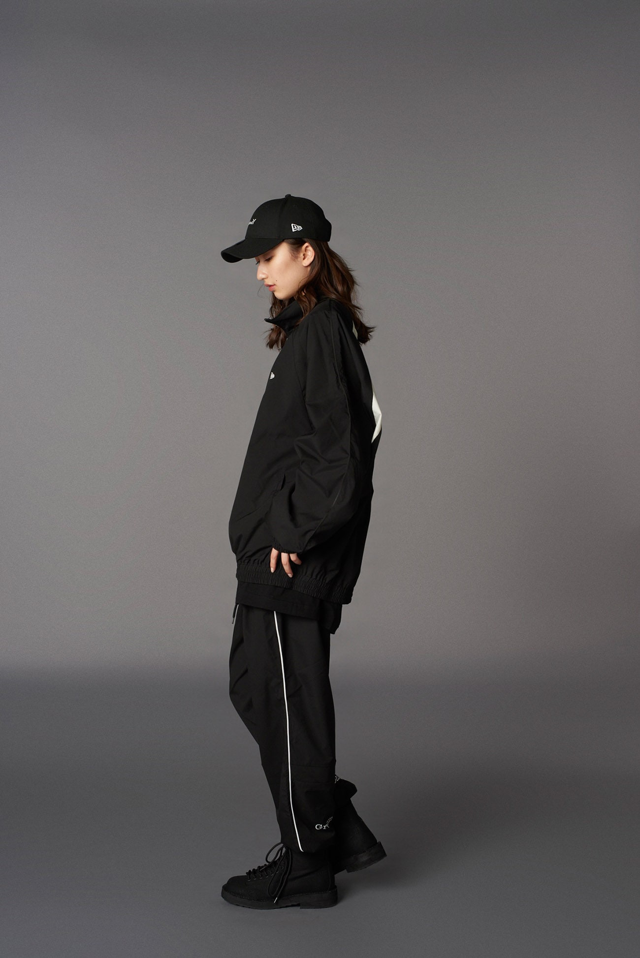 Ground Y×NEWERA(R) POLYESTER TRACK JACKET