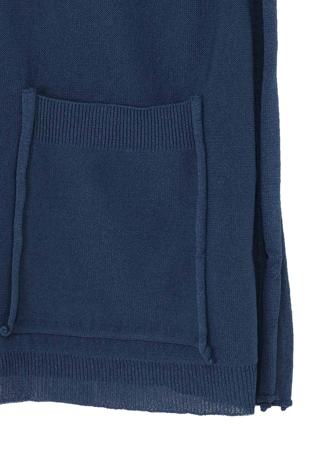 PAPER YARN V NECK KNIT