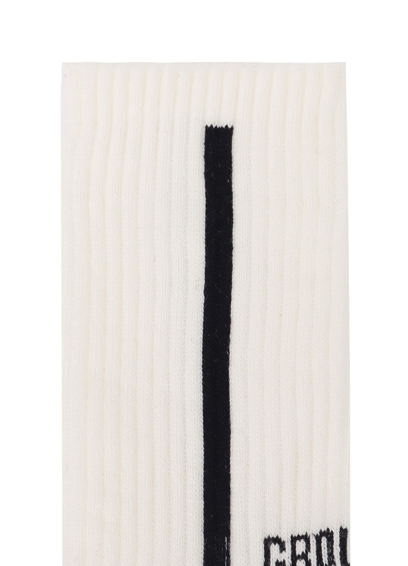 GROUND Y LOGO RIB COTTON ACRYLIC SOCKS