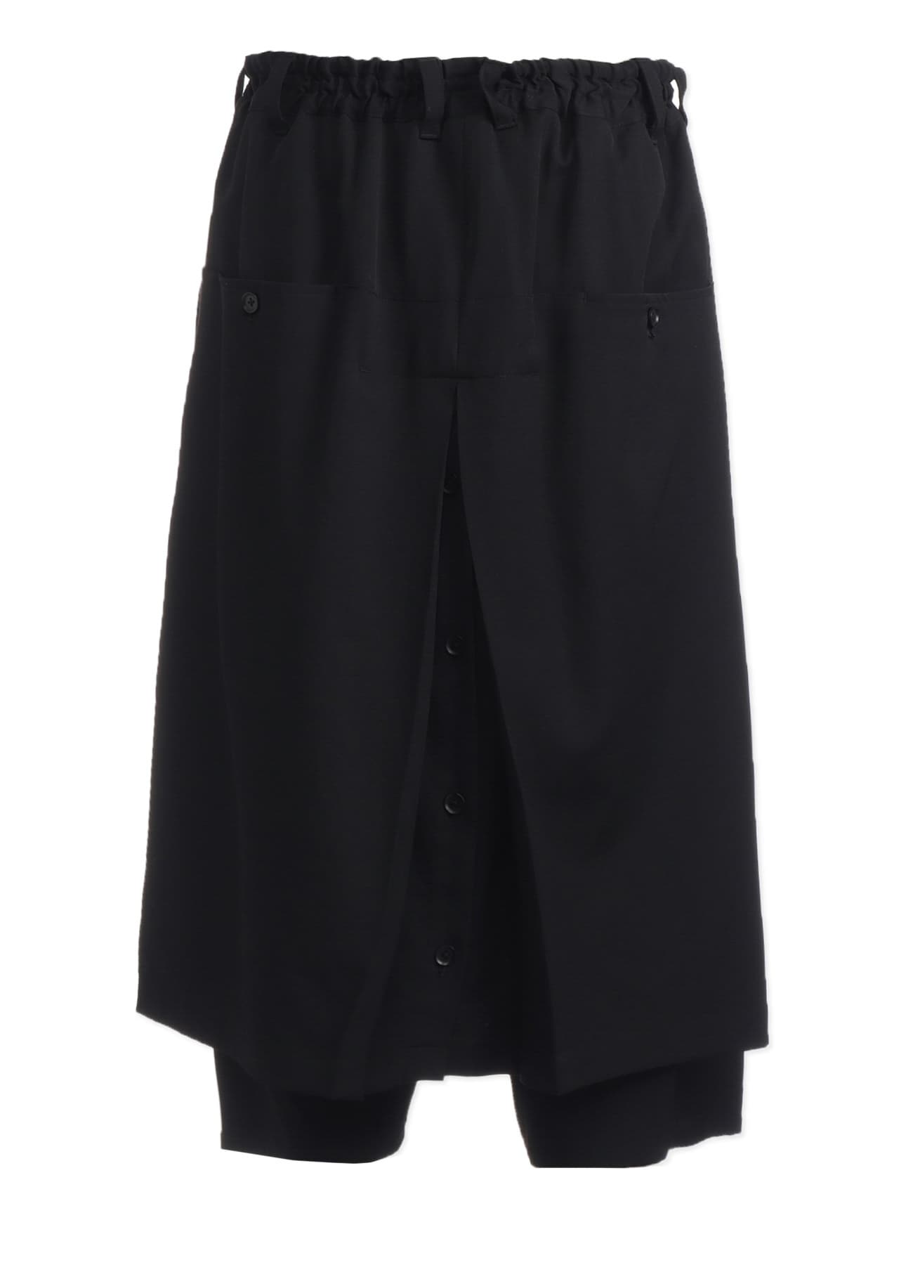 WOOL GABARDINE STANDARD WRAP TROUSERS