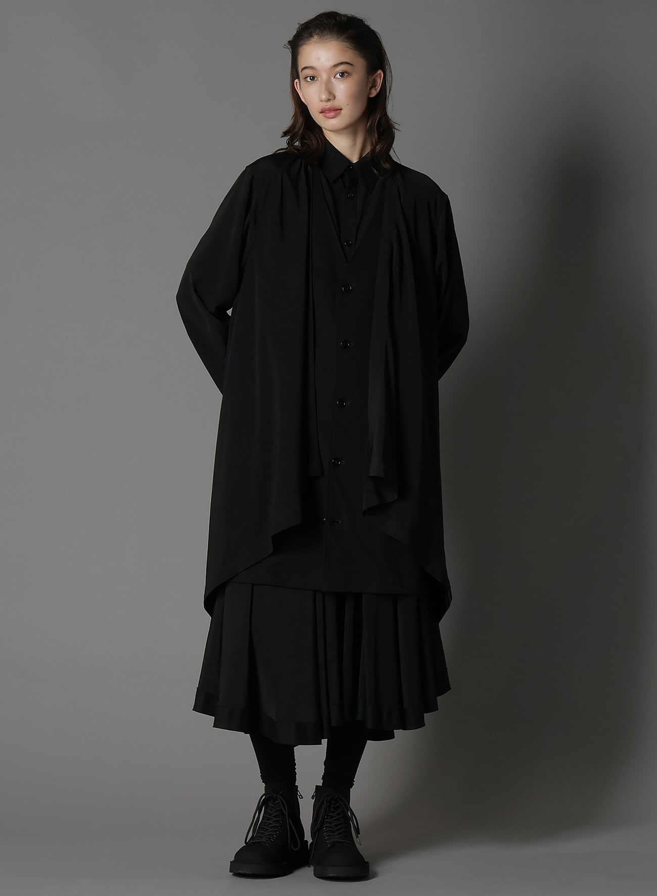 CREPE DE CHINE CIRCLE PANTS