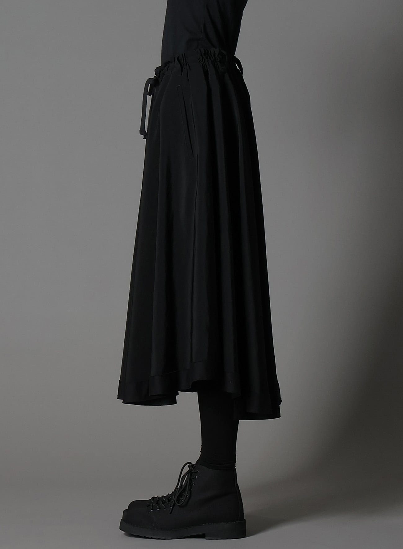 CREPE DE CHINE CIRCLE PANTS