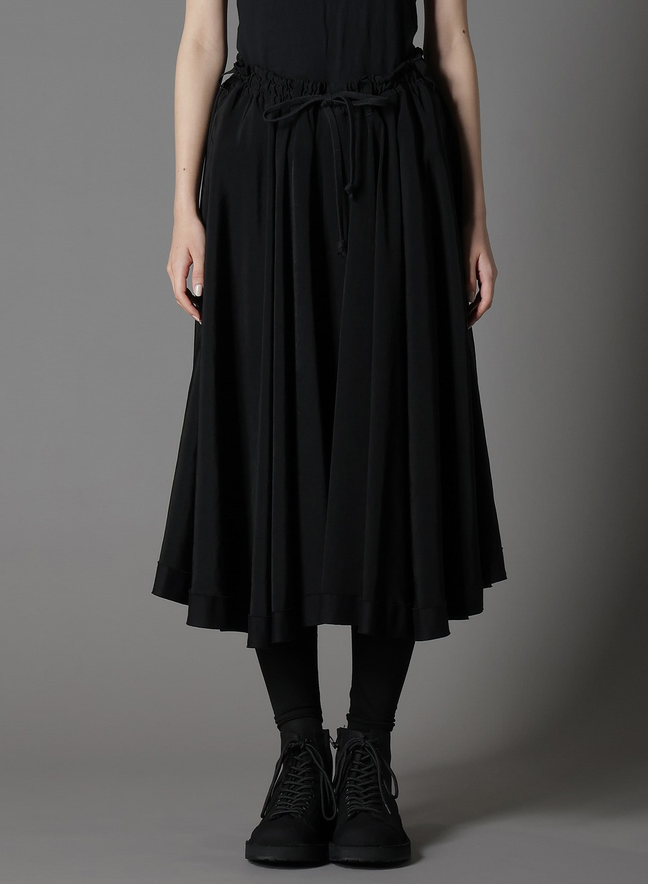 CREPE DE CHINE CIRCLE PANTS