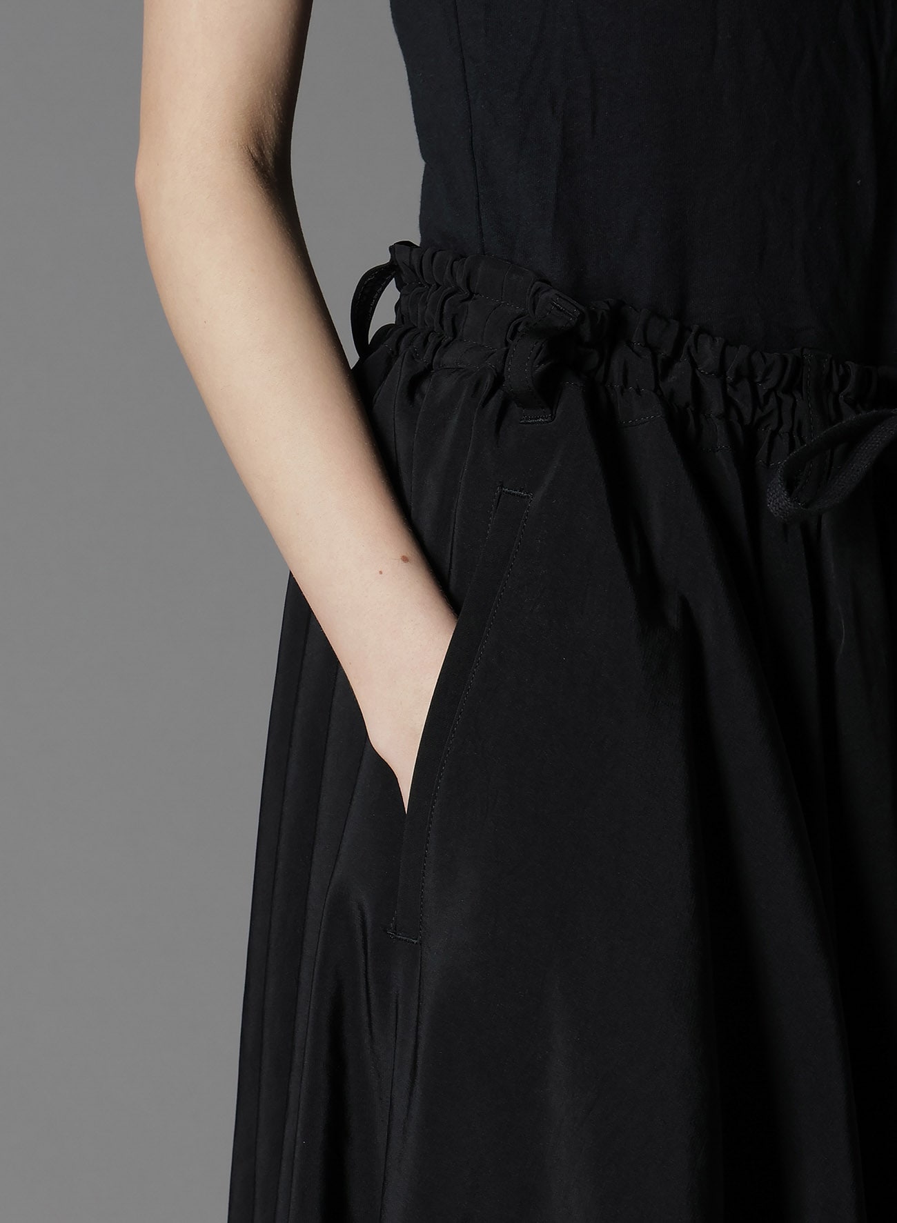 CREPE DE CHINE CIRCLE PANTS
