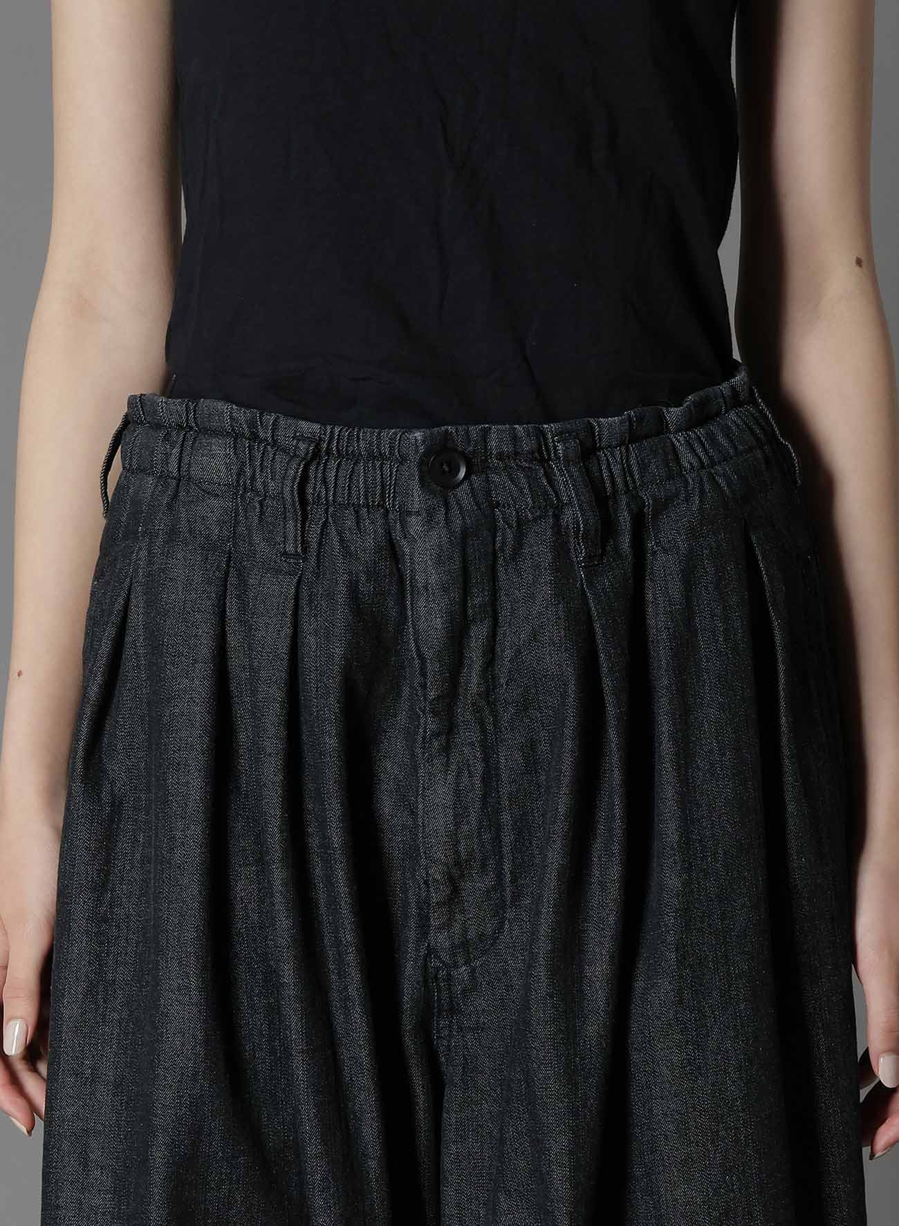 8OZ DENIM + DUNGAREE BALLOON PANTS