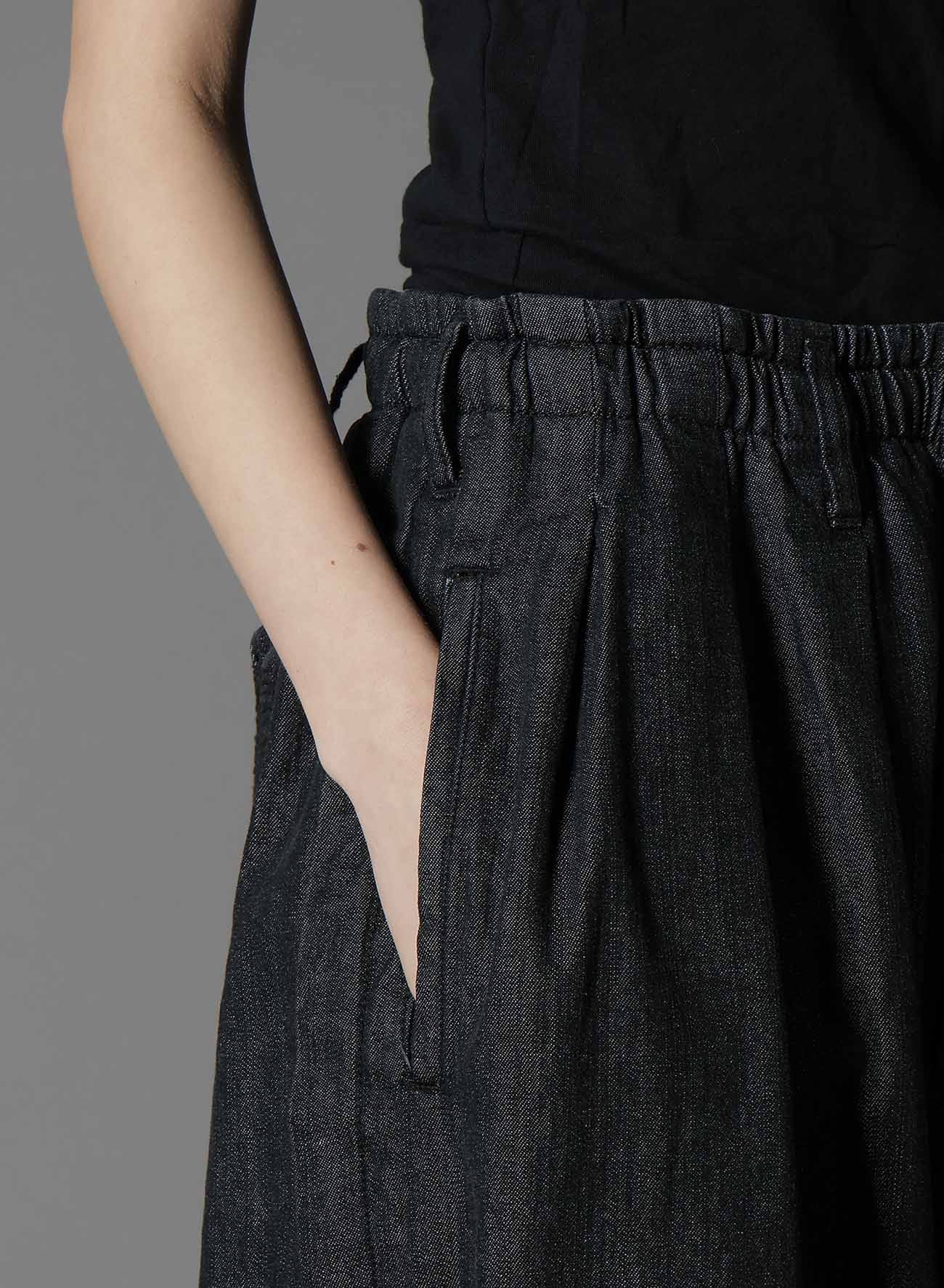 8OZ DENIM + DUNGAREE BALLOON PANTS