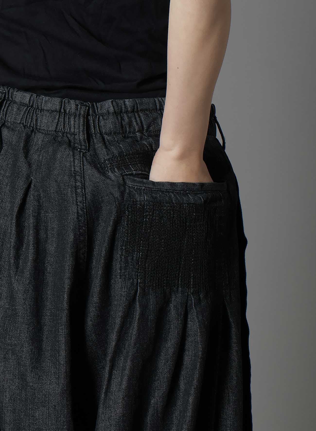 8OZ DENIM + DUNGAREE BALLOON PANTS