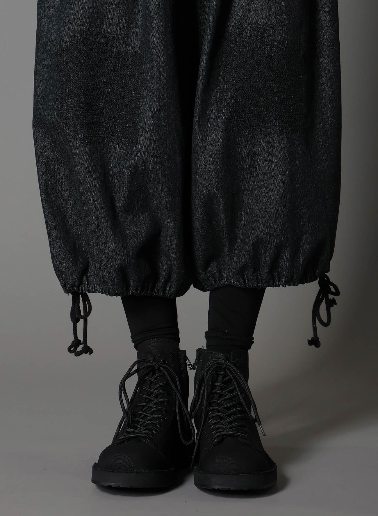8OZ DENIM + DUNGAREE BALLOON PANTS