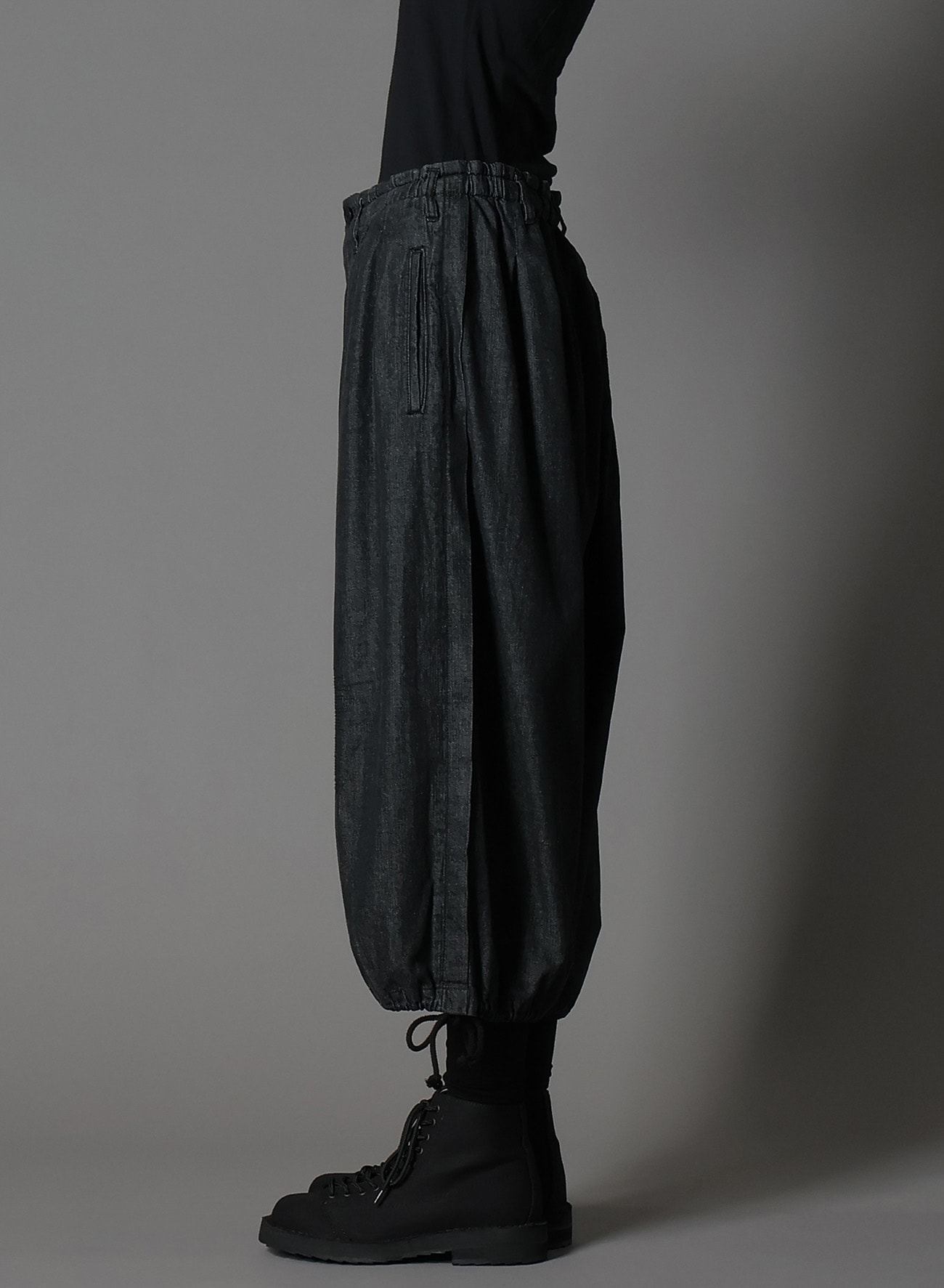 8OZ DENIM + DUNGAREE BALLOON PANTS