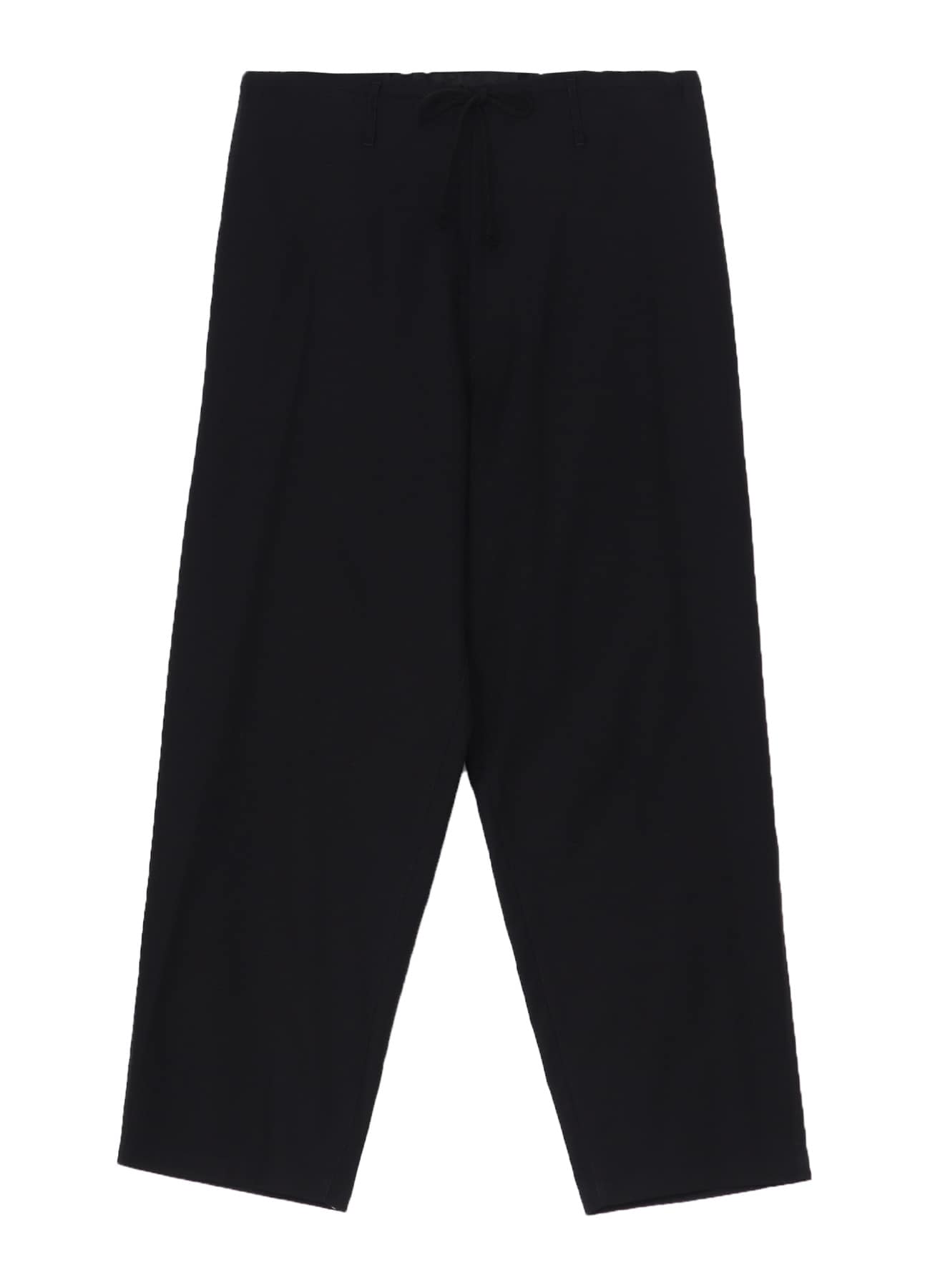 COTTON TWILL WAIST DRAWSTRING PANTS
