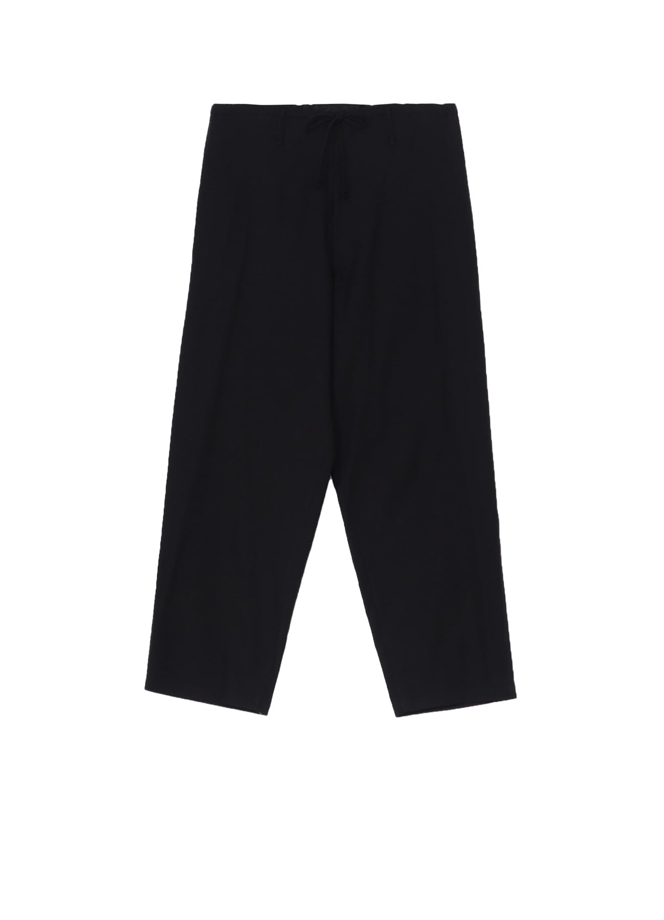 COTTON TWILL WAIST DRAWSTRING PANTS