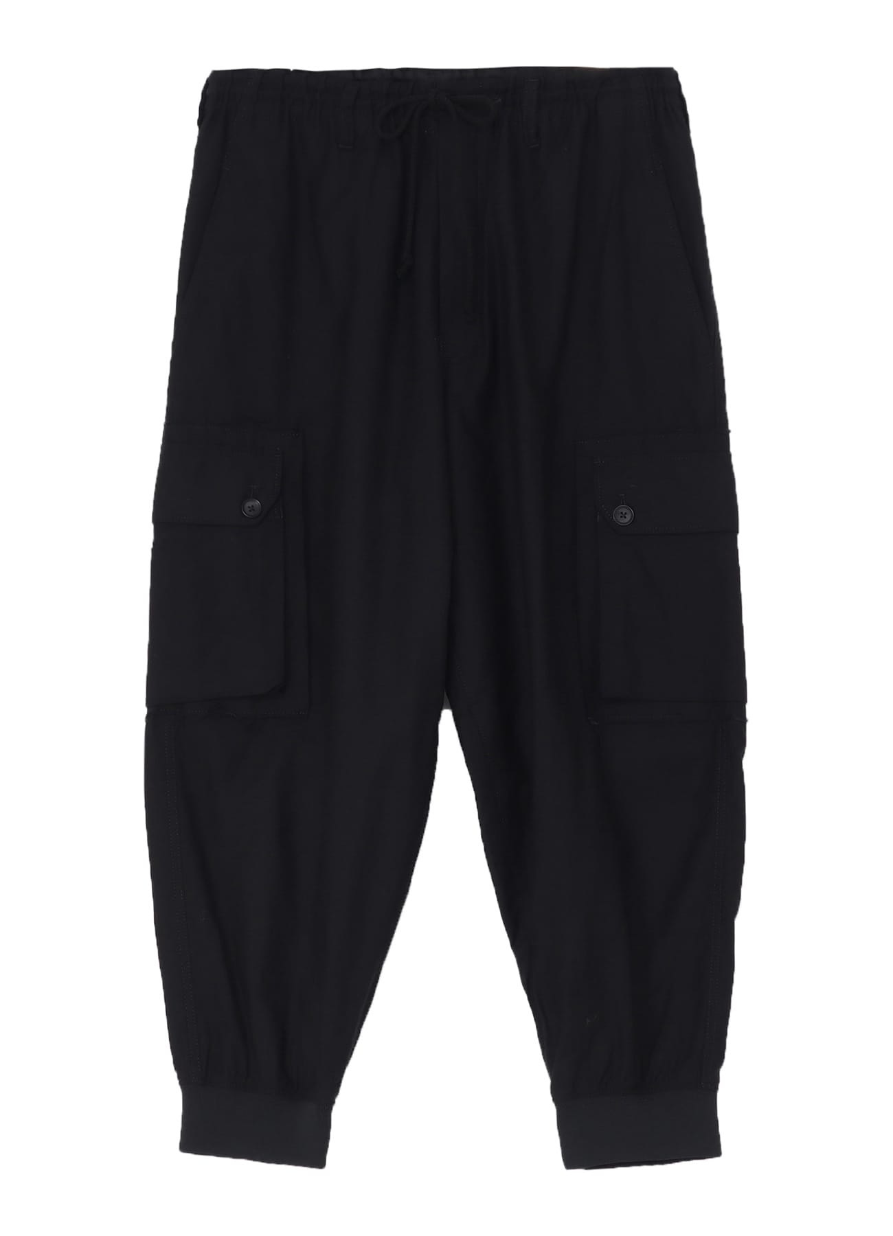 COTTON TWILL STANDARD RIBBED HEM CARGO