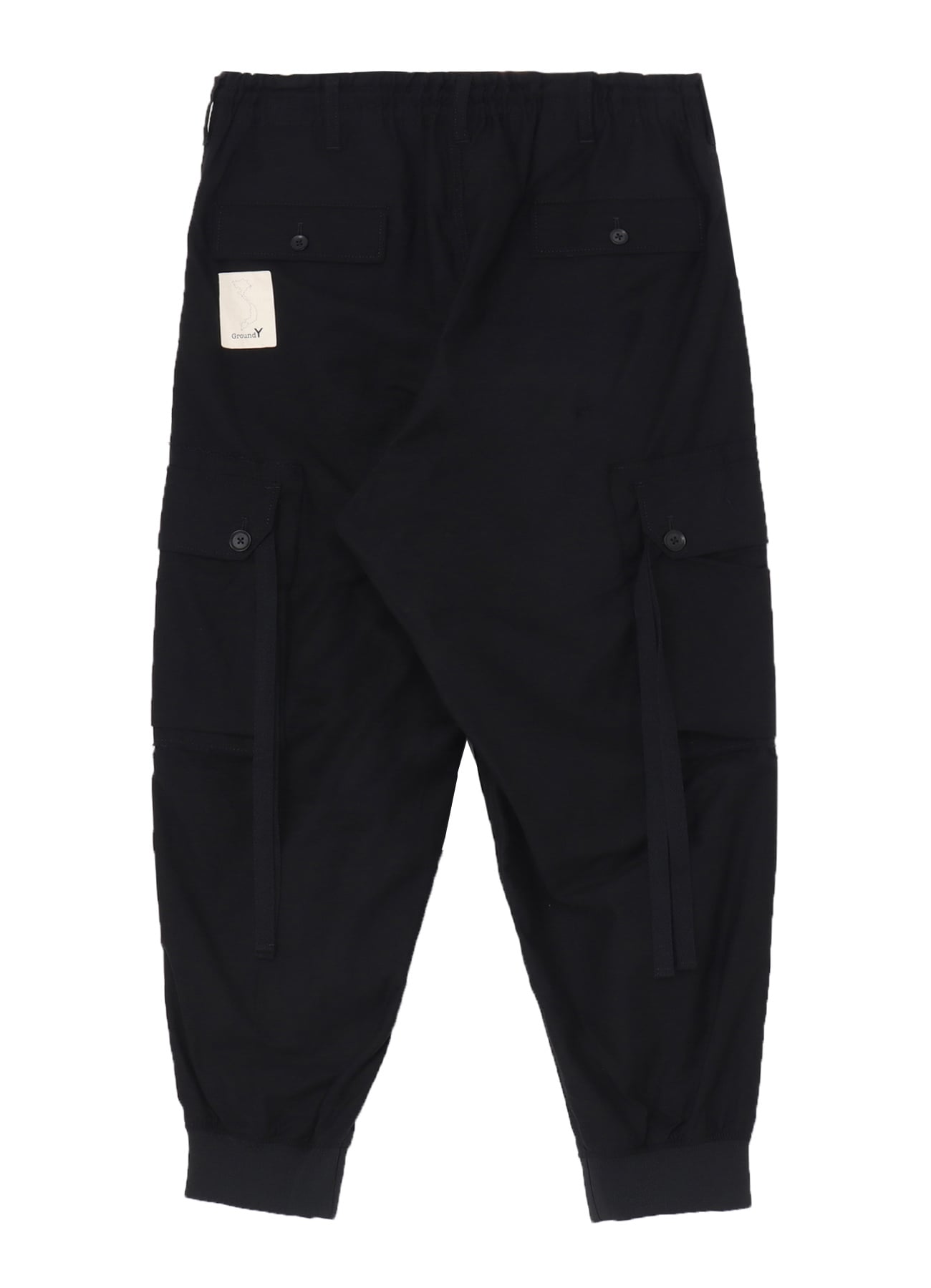 COTTON TWILL STANDARD RIBBED HEM CARGO