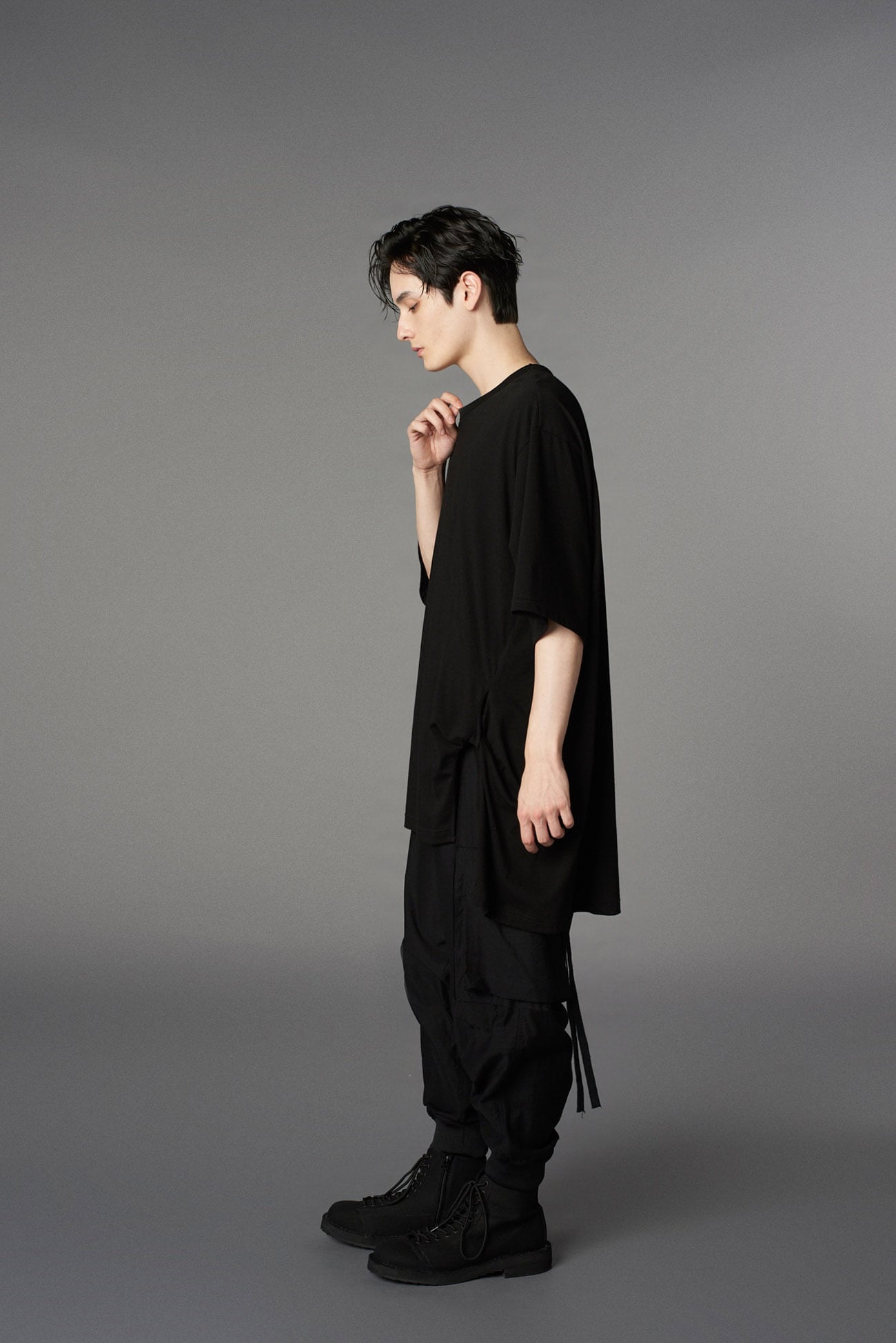 COTTON TWILL STANDARD RIBBED HEM CARGO