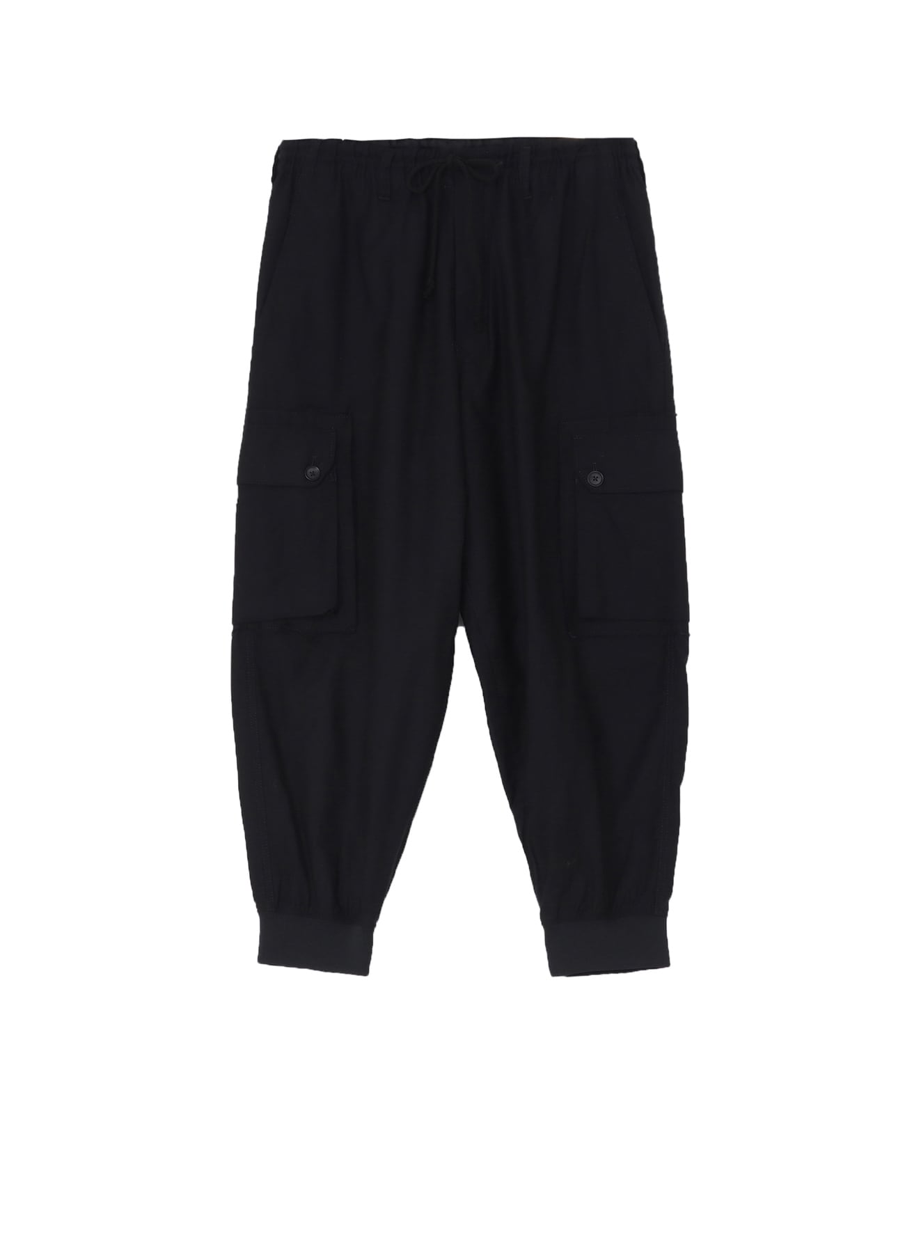 COTTON TWILL STANDARD RIBBED HEM CARGO