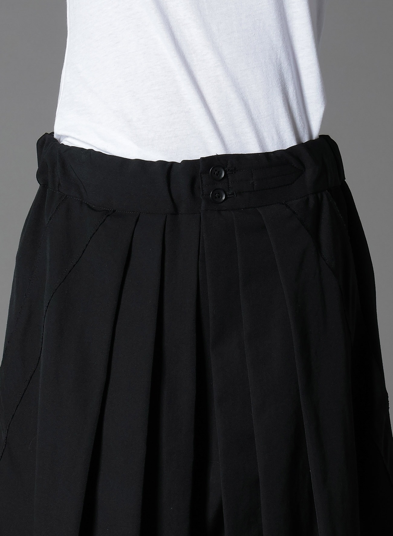 WOOL GABARDINE GY HAKAMA TYPE1