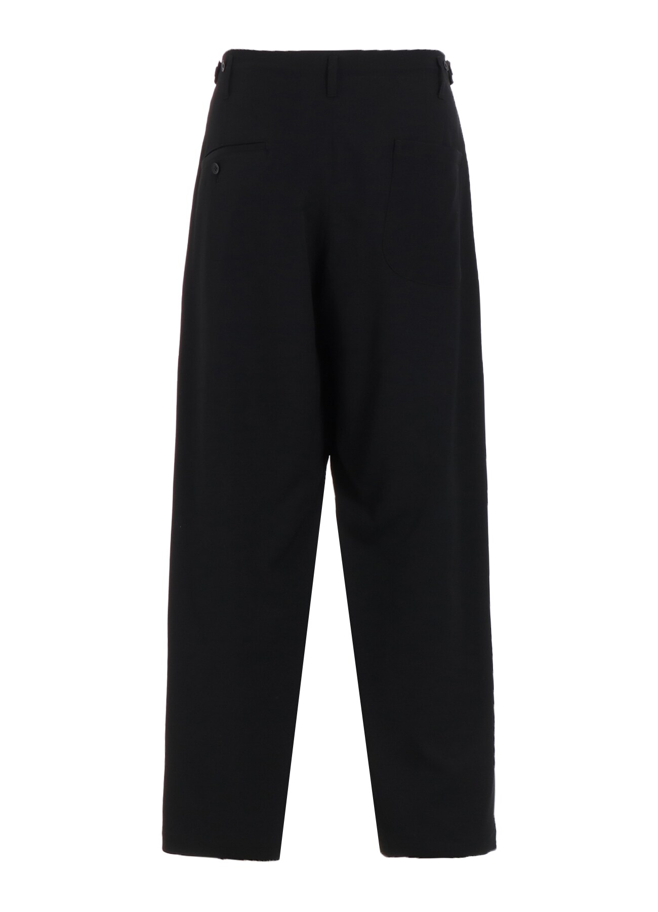 WOOL GABARDINE ZIPPER PK PANTS