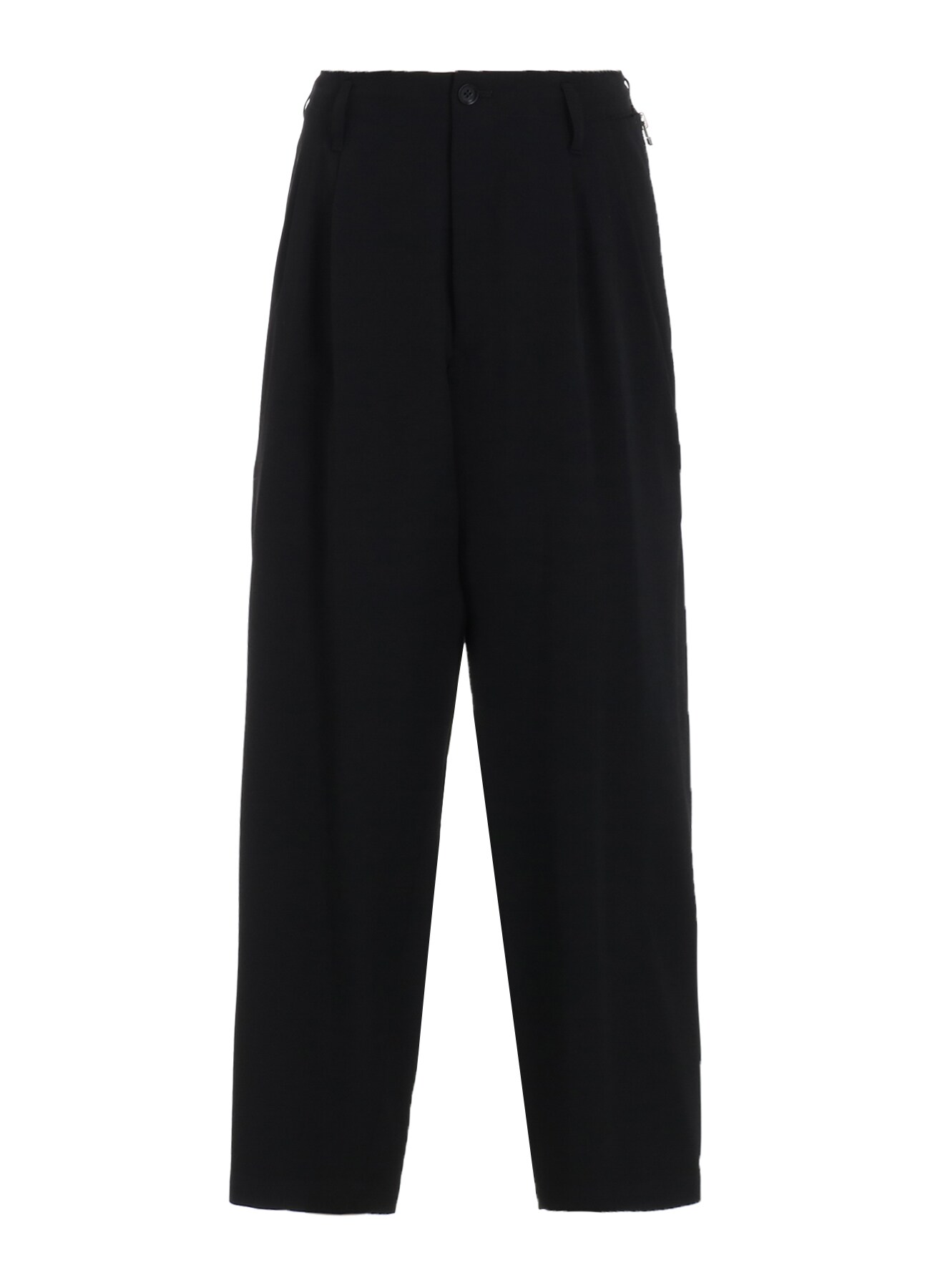 WOOL GABARDINE ZIPPER PK PANTS