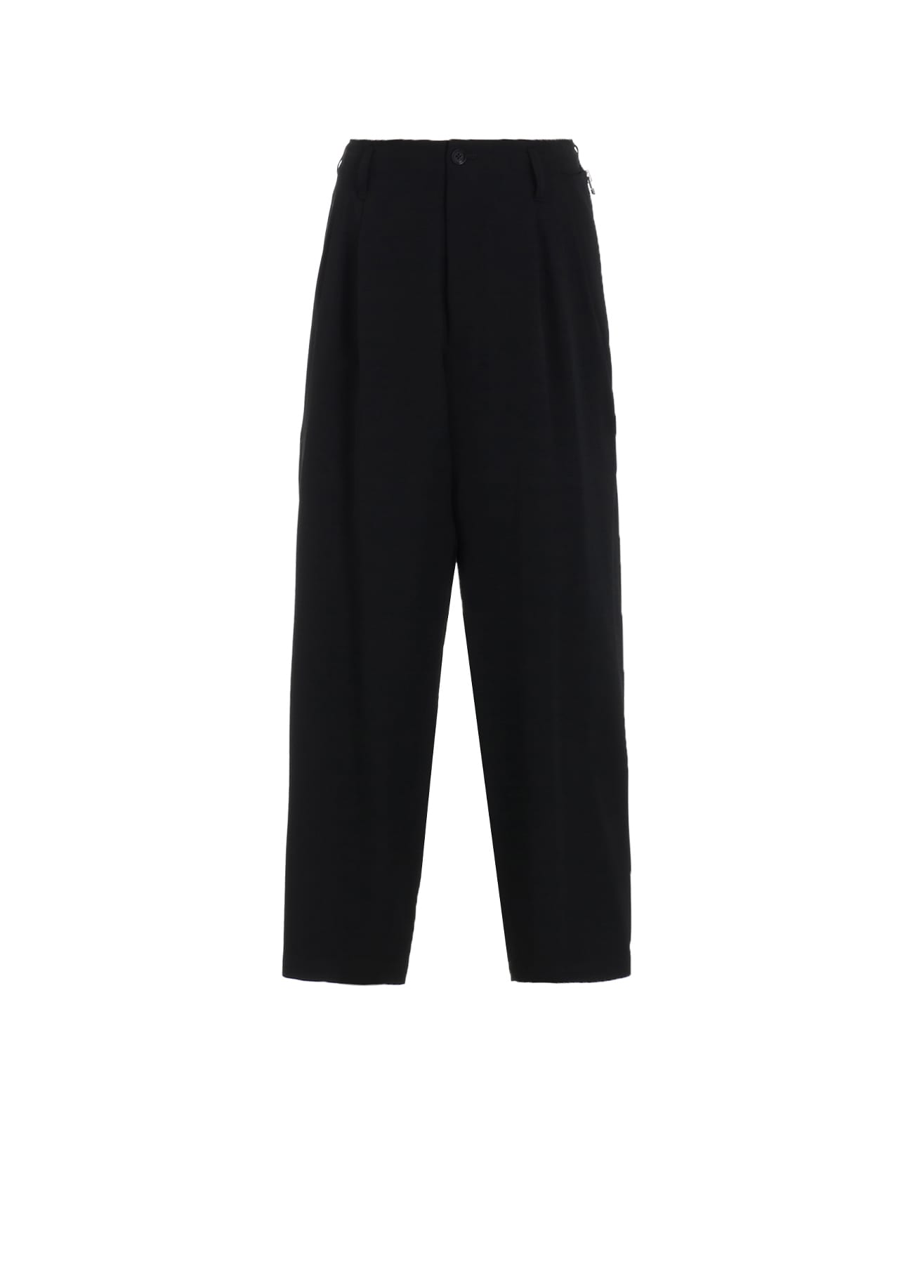 WOOL GABARDINE ZIPPER PK PANTS