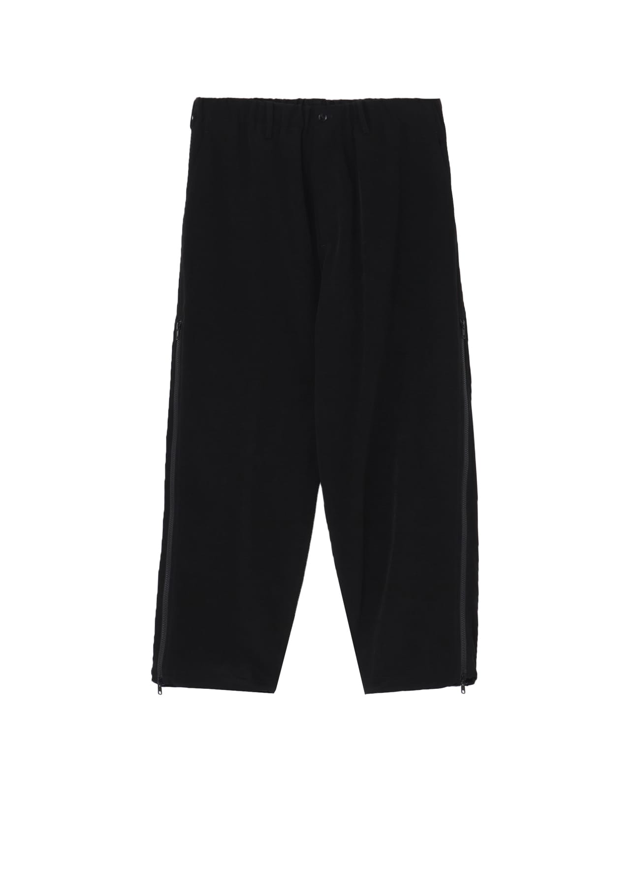 CREPE DE CHINE SIDE FASTENER PANTS