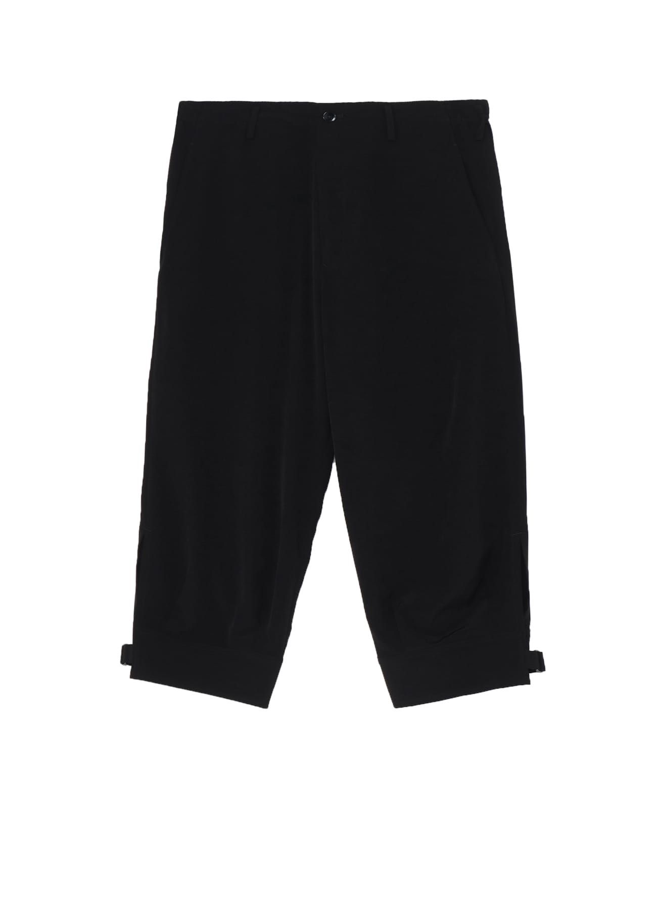 CREPE DE CHINE HEM BELT PANTS