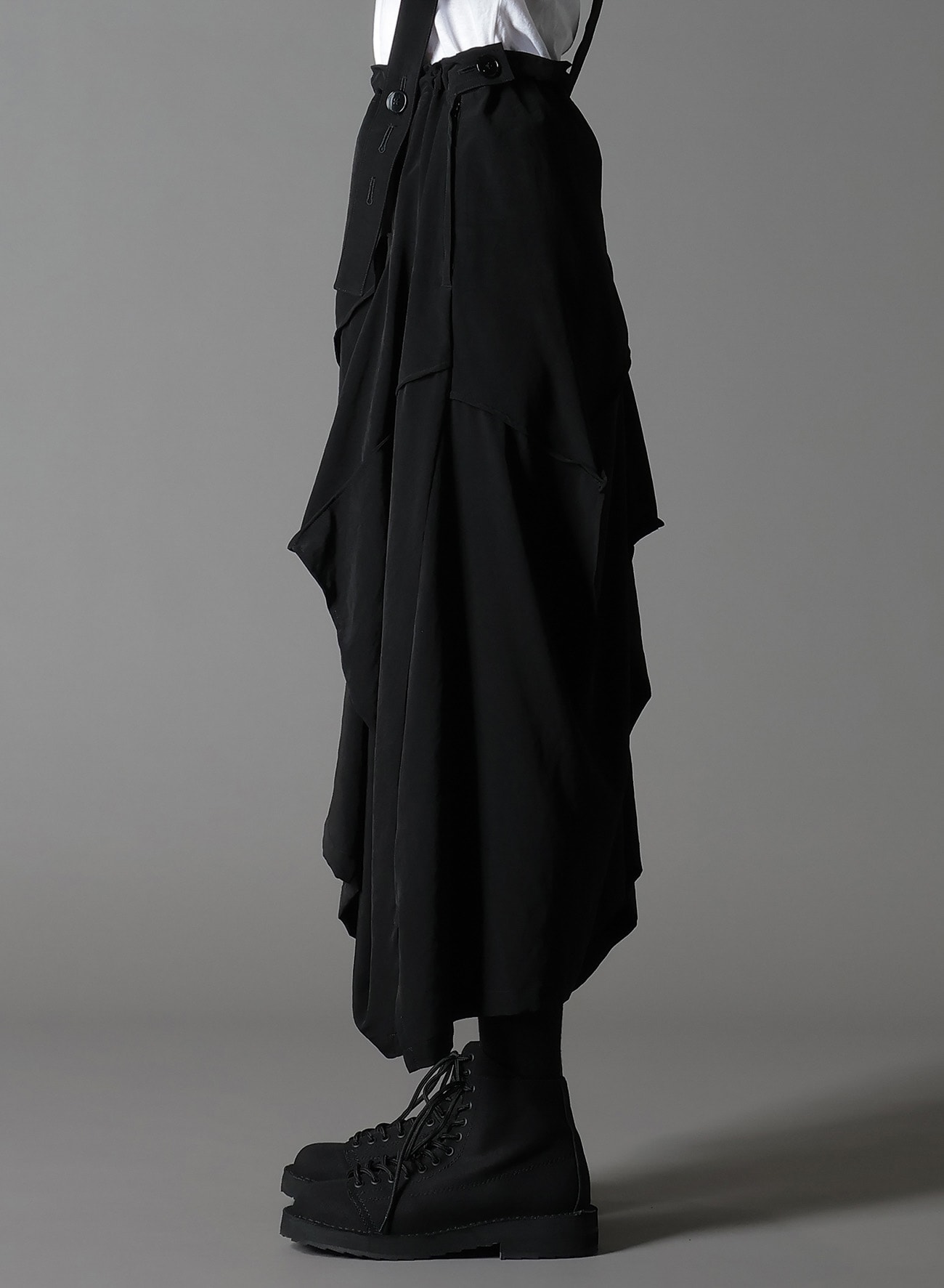CREPE DE CHINE SQUARE SKIRT