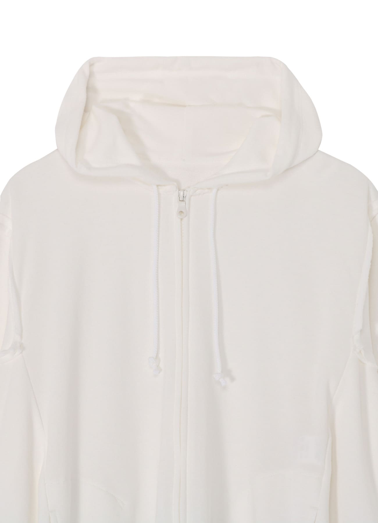 MINI PILE LINING CUT-OUT SIDE FLAP HOODIE