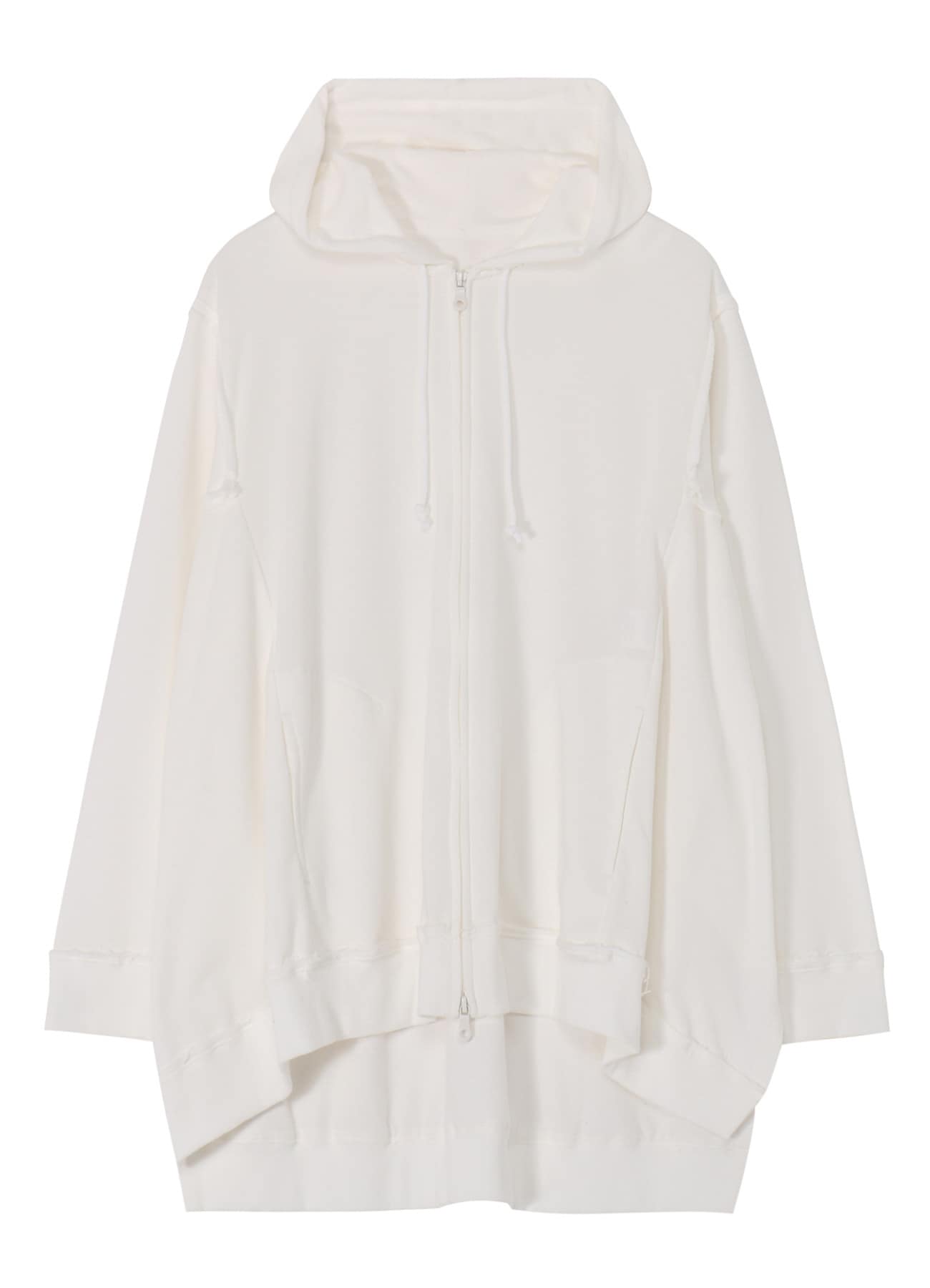 MINI PILE LINING CUT-OUT SIDE FLAP HOODIE