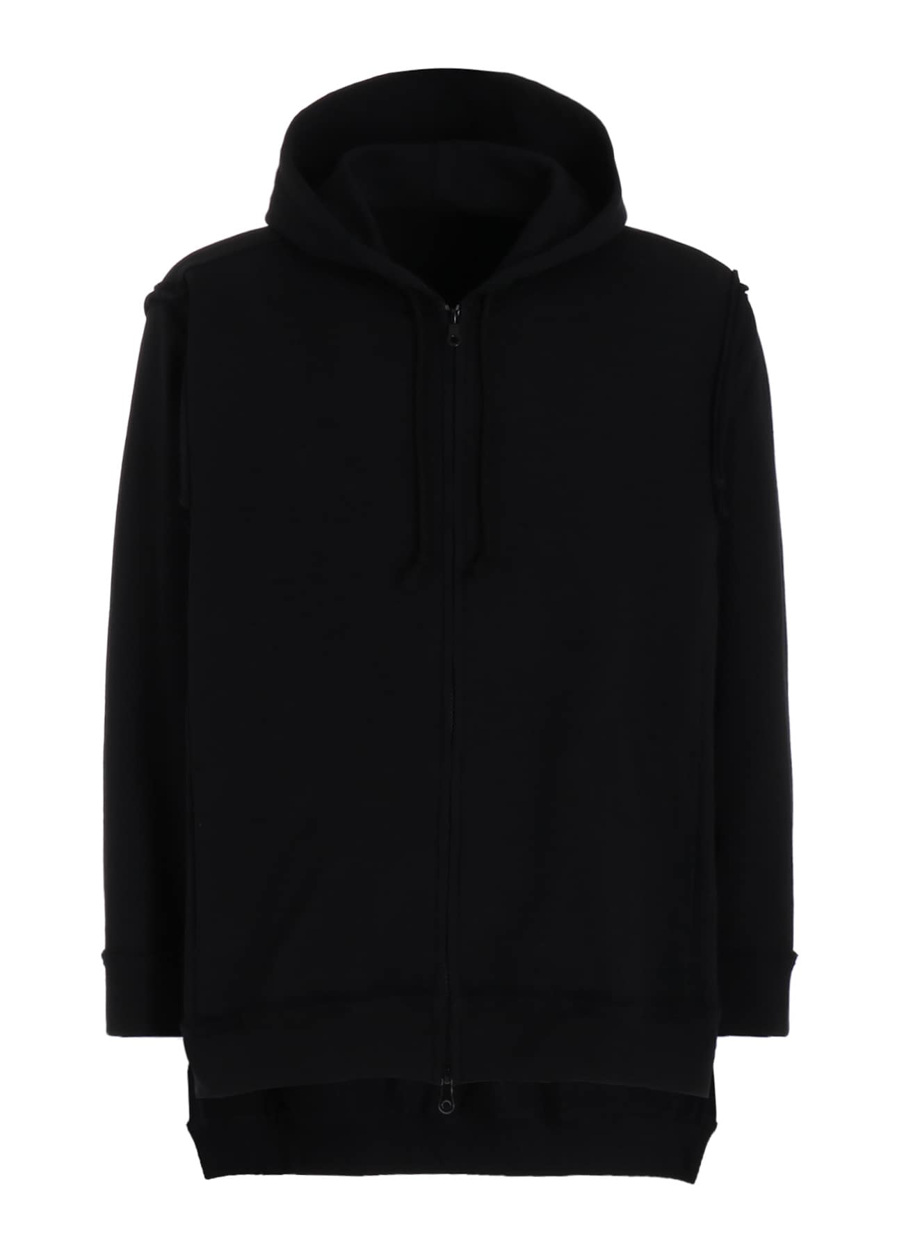 MINI PILE LINING CUT-OUT SIDE FLAP HOODIE