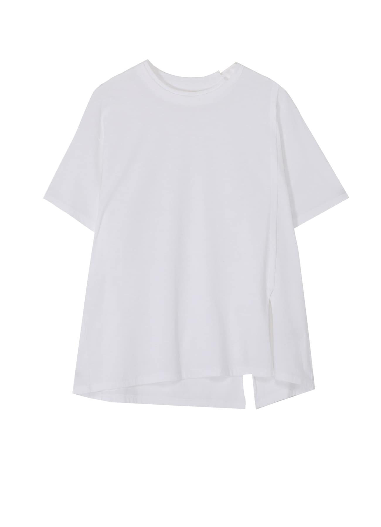 COTTON JERSEY T-SHIRT MIX TIERED T-SHIRT